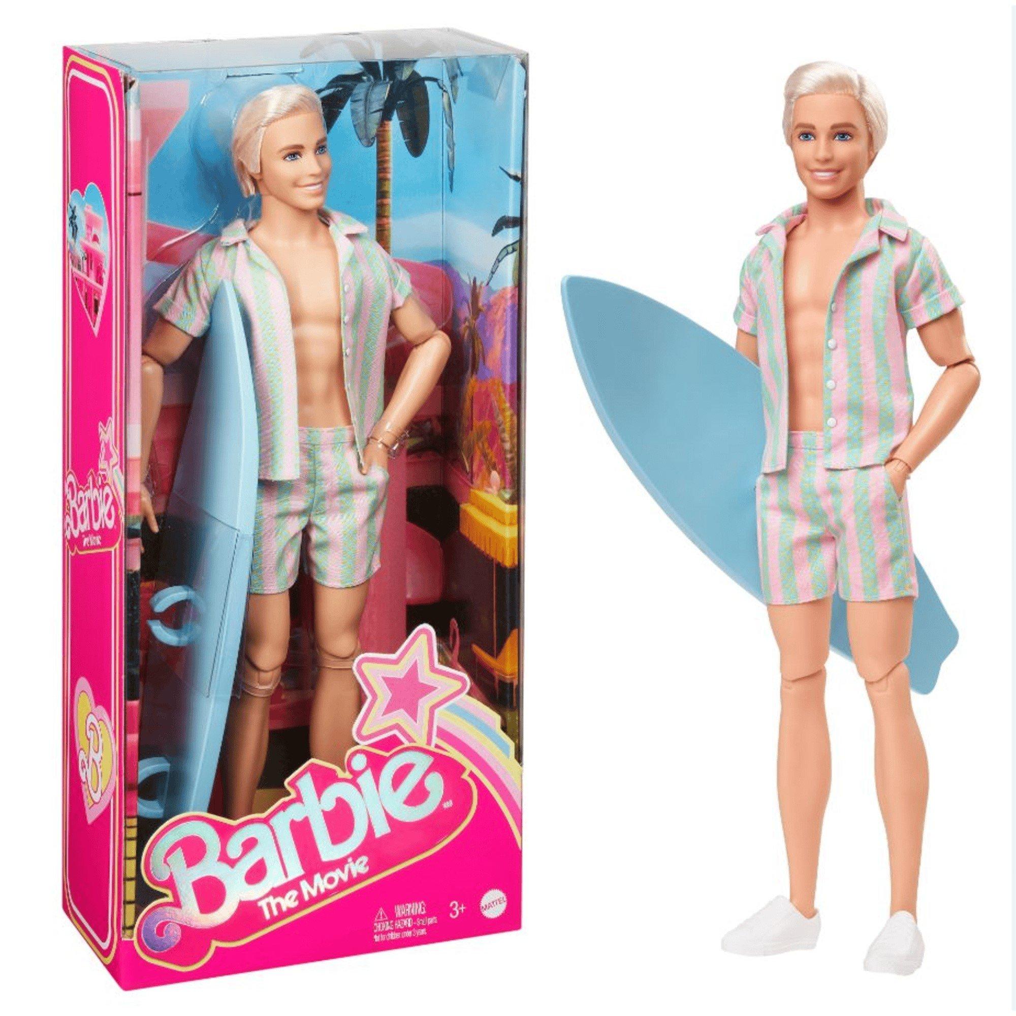 Barbie BARBIE MOVIE KEN PASTEL STRIPES BEACH SET