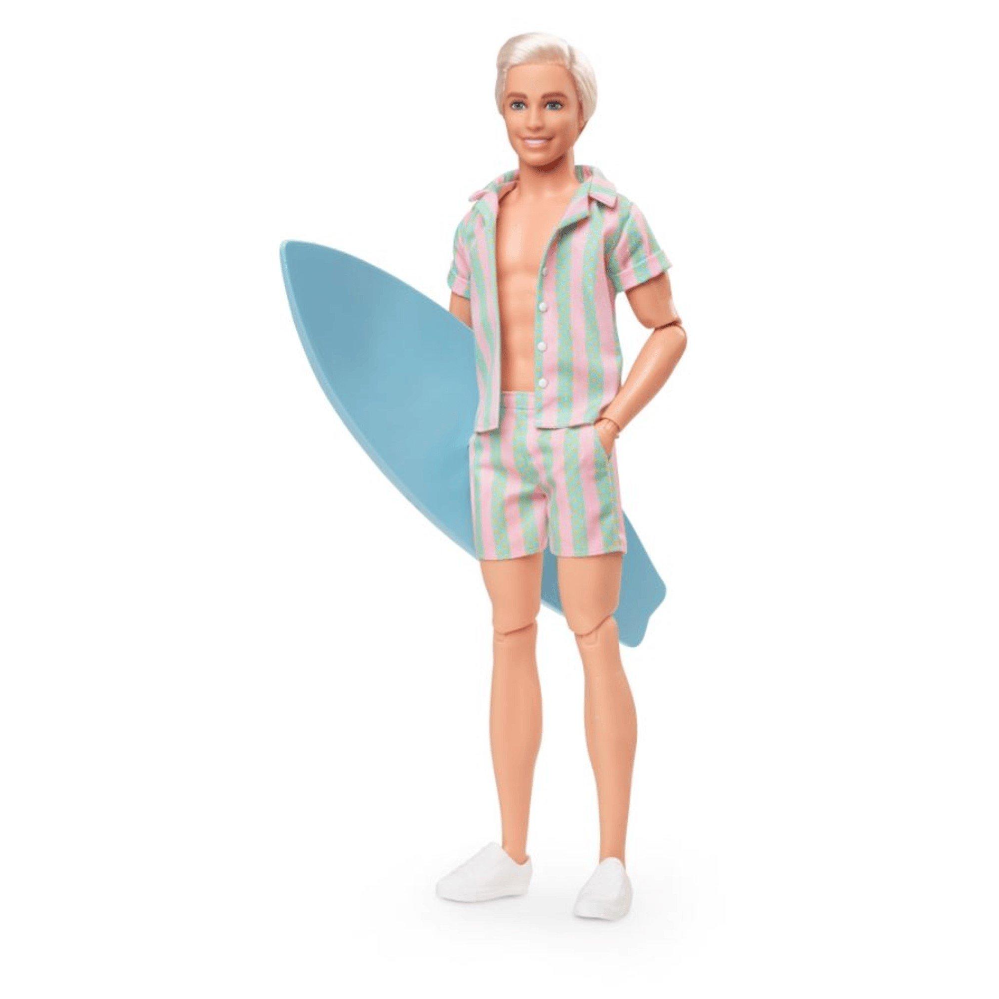 None - Barbie - BARBIE MOVIE KEN PASTEL STRIPES BEACH SET - 3