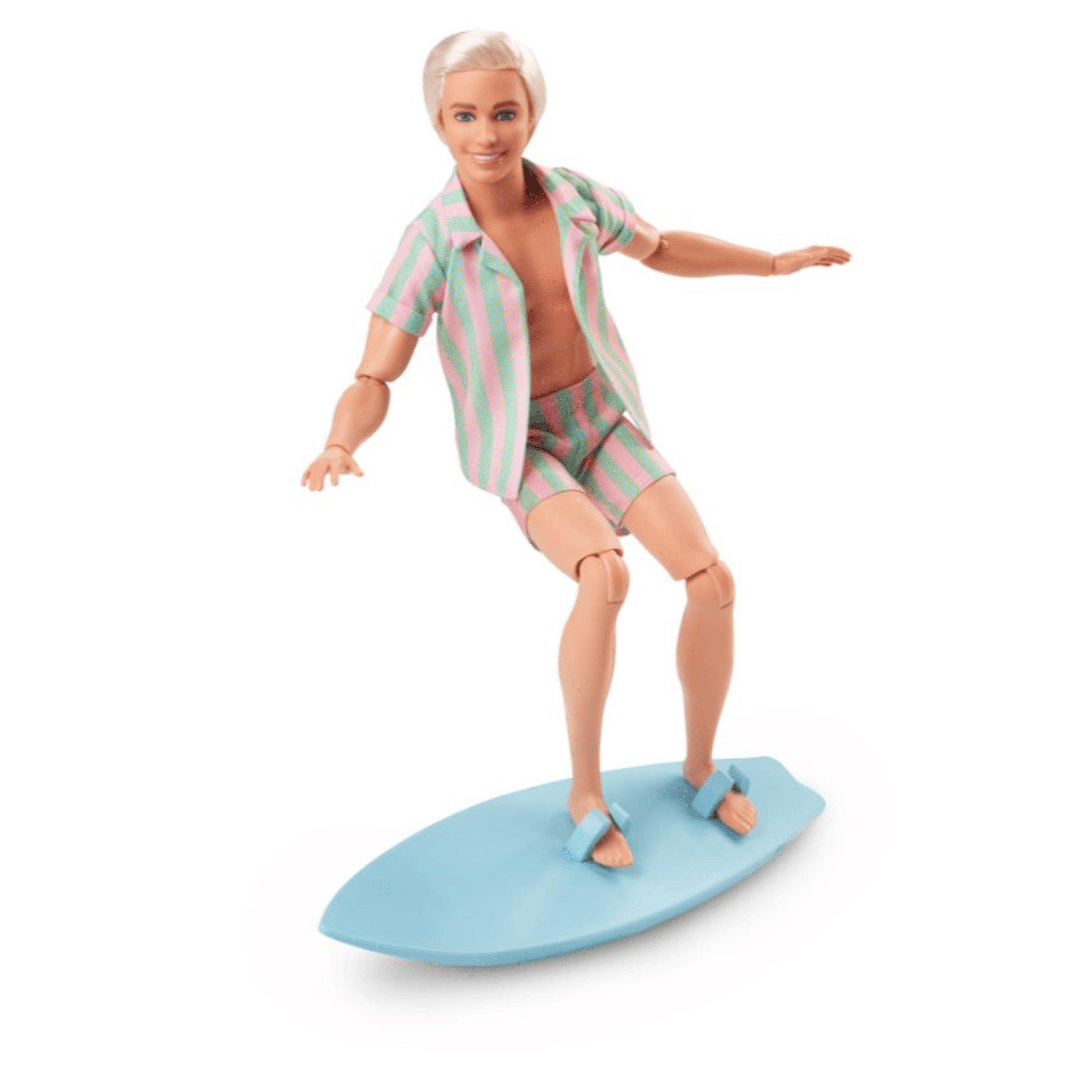 None - Barbie - BARBIE MOVIE KEN PASTEL STRIPES BEACH SET - 6