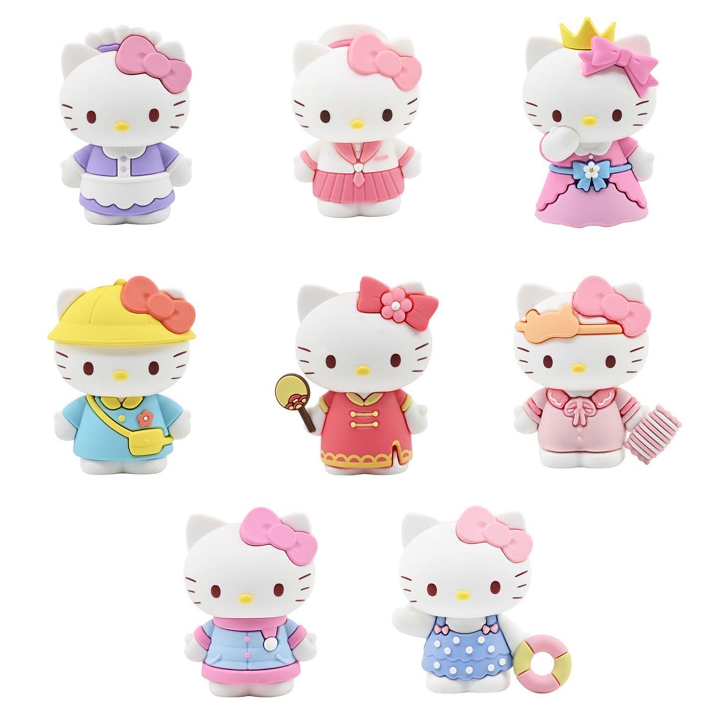 None - Hello Kitty - Dress Up 7cm Figurine - 1
