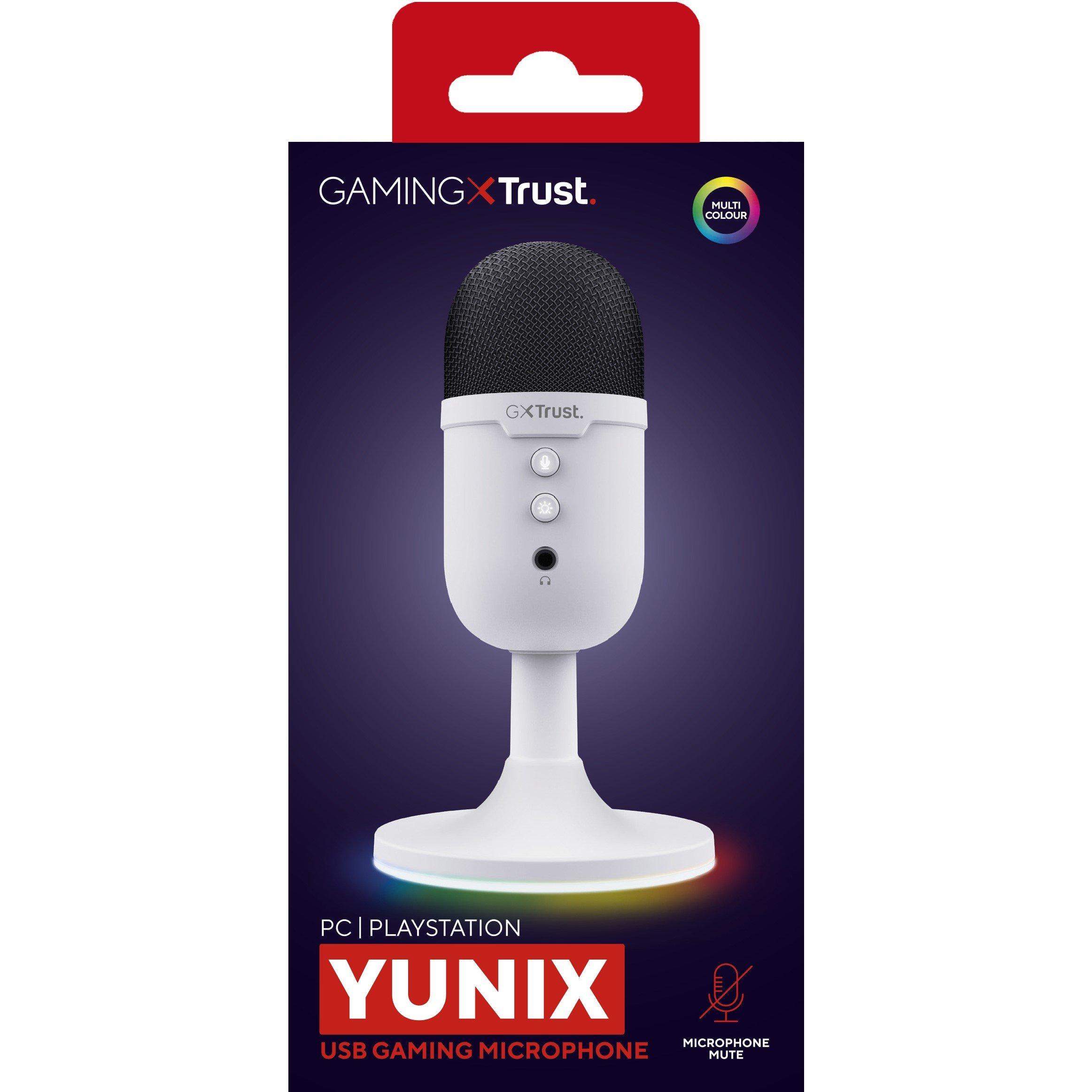 White - Trust - GXT 234 Yunix Microphone - White - 4