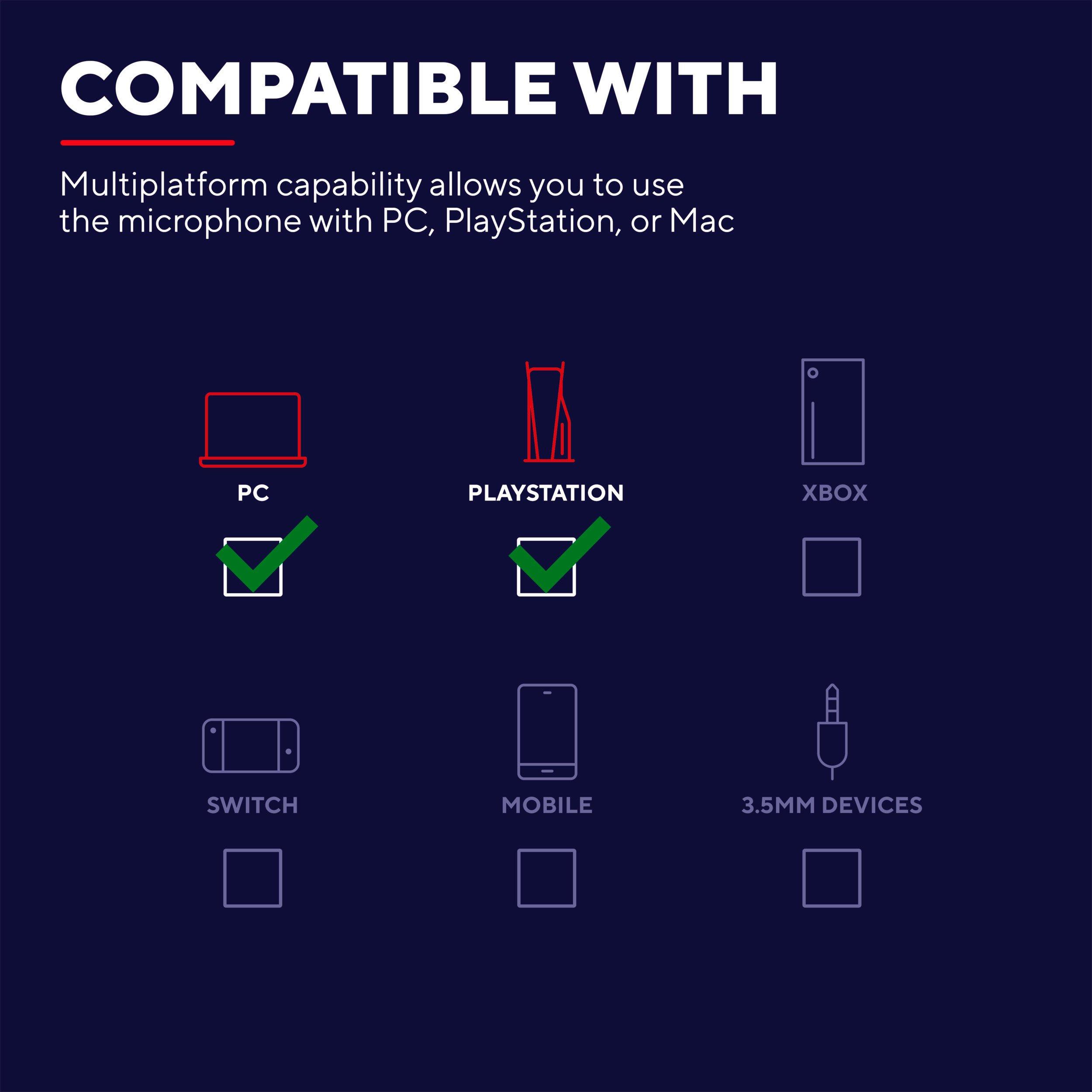 White - Trust - GXT 234 Yunix Microphone - White - 10