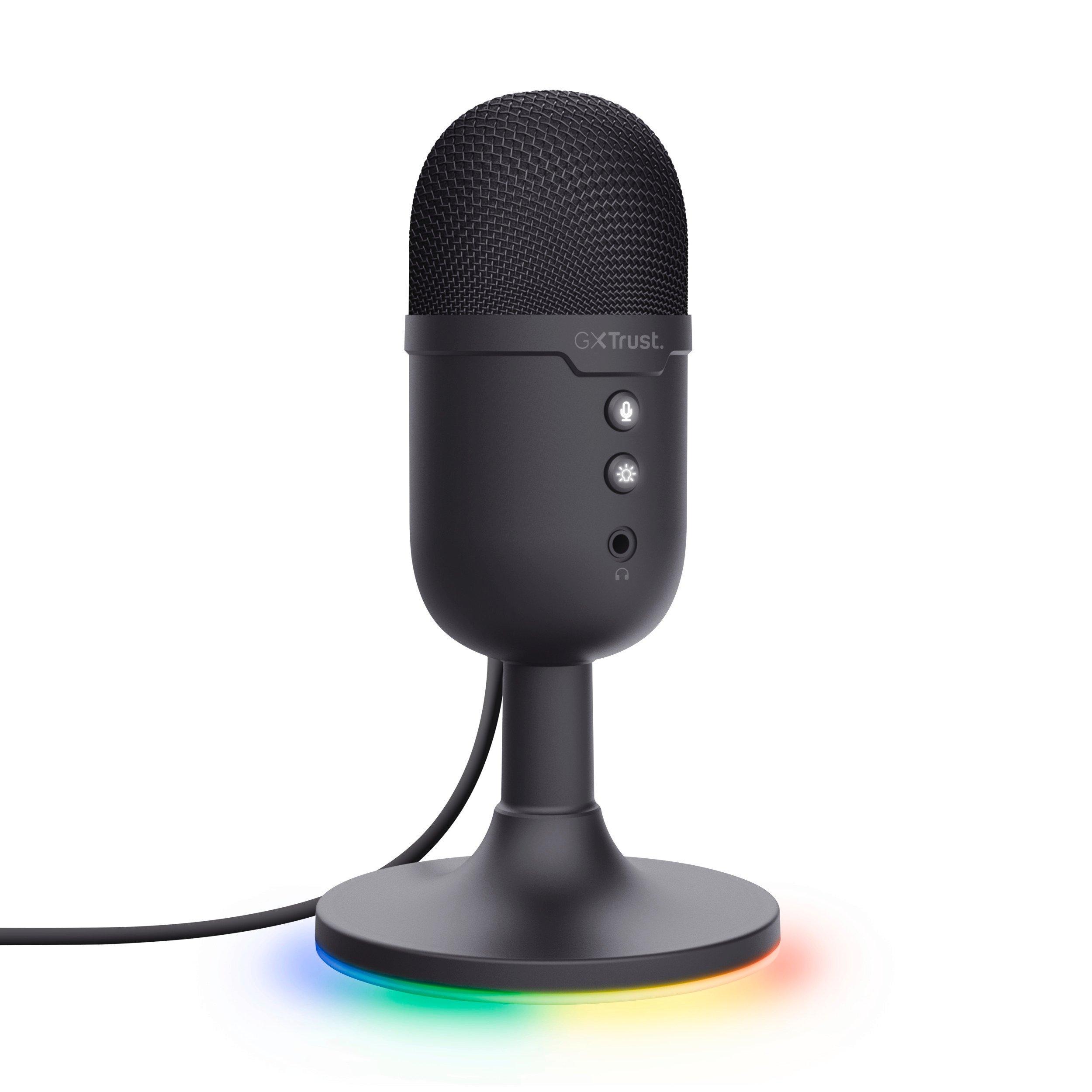 Zwart - Trust - GXT234 Yunix Microphone - Black - 2