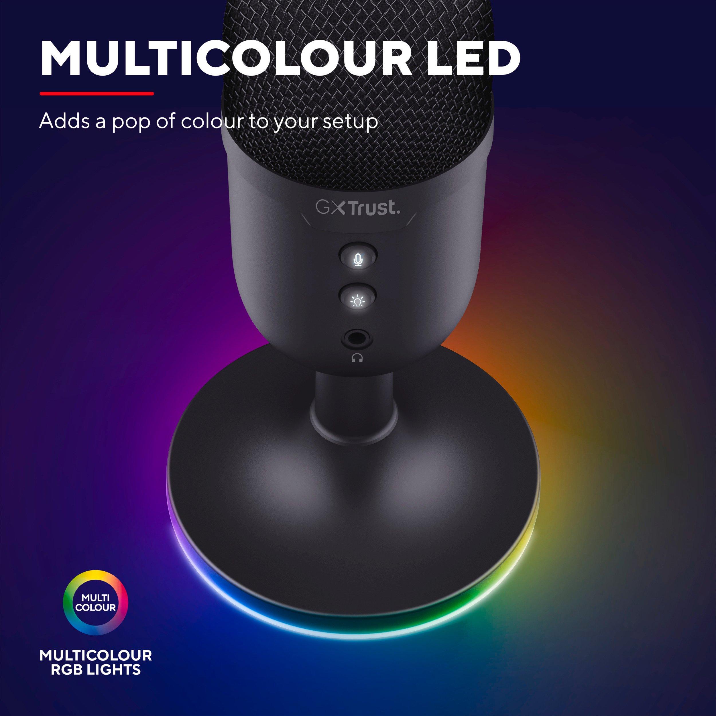 Zwart - Trust - GXT234 Yunix Microphone - Black - 6