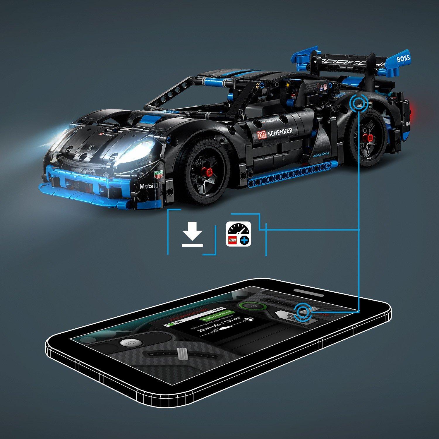None - LEGO - Technic 42176 Porsche GT4 e-Performance Race Car - 11