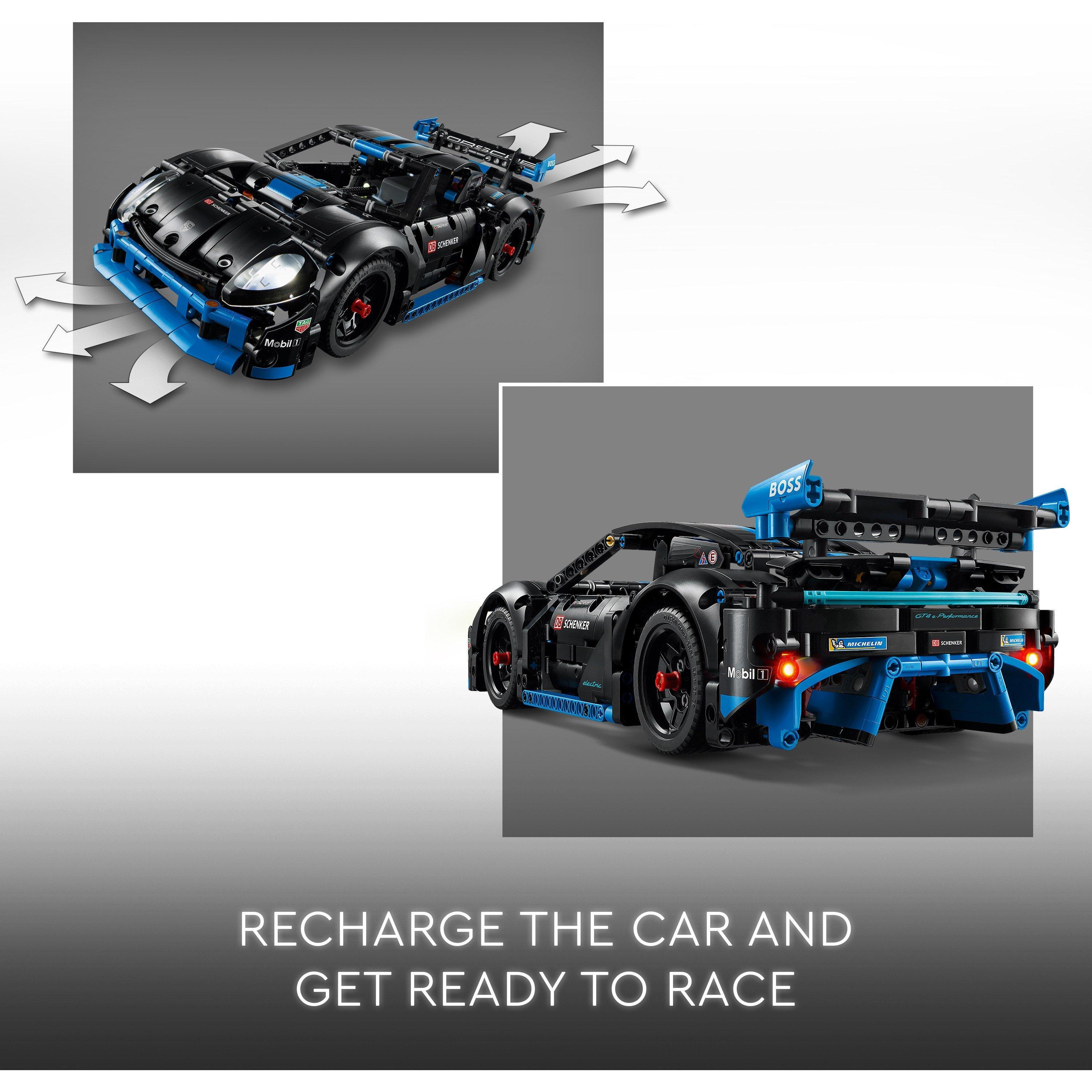None - LEGO - Technic 42176 Porsche GT4 e-Performance Race Car - 6