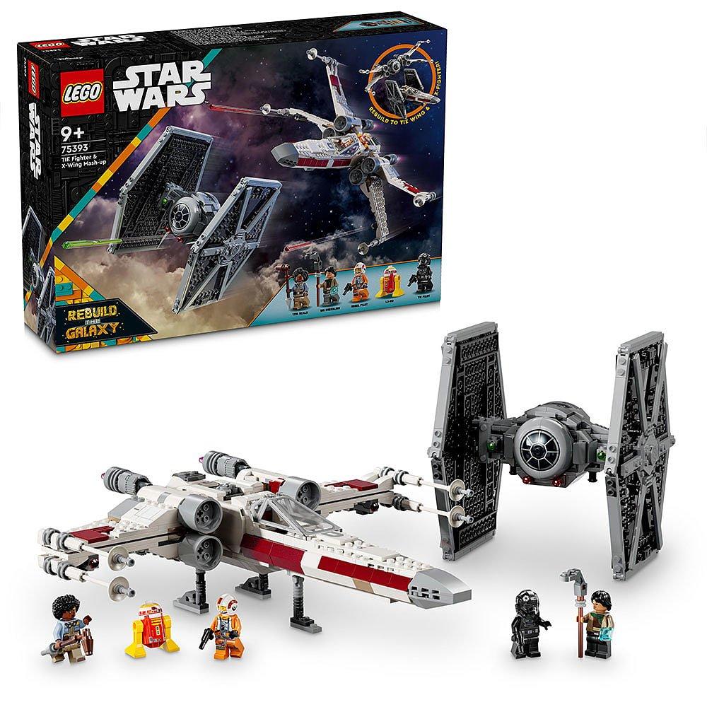 None - LEGO - Star Wars 75393 TIE Fighter and X-Wing Mash-up - 1