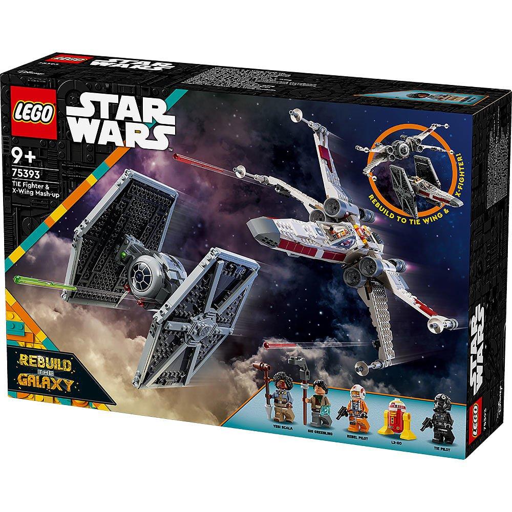 None - LEGO - Star Wars 75393 TIE Fighter and X-Wing Mash-up - 3