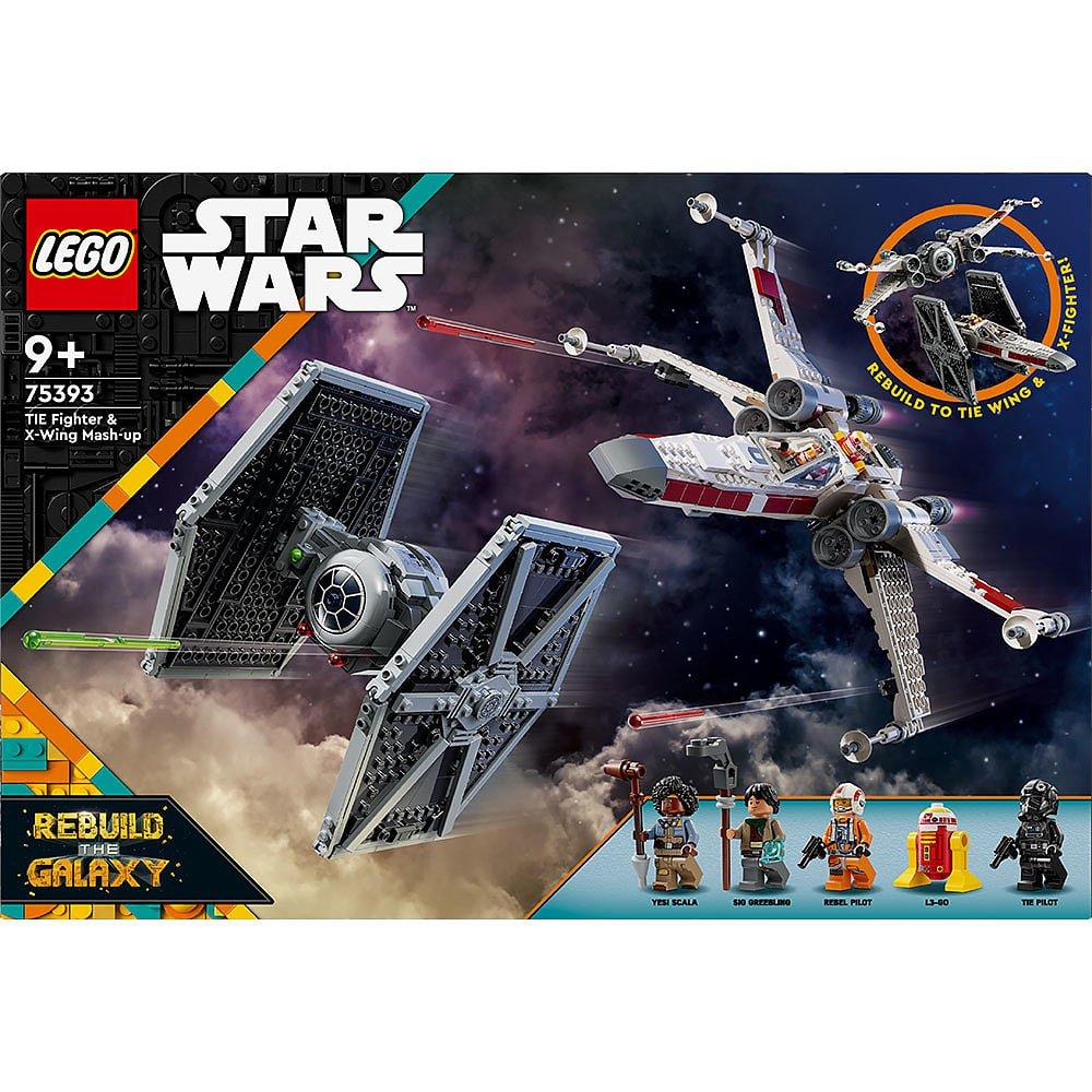 None - LEGO - Star Wars 75393 TIE Fighter and X-Wing Mash-up - 4