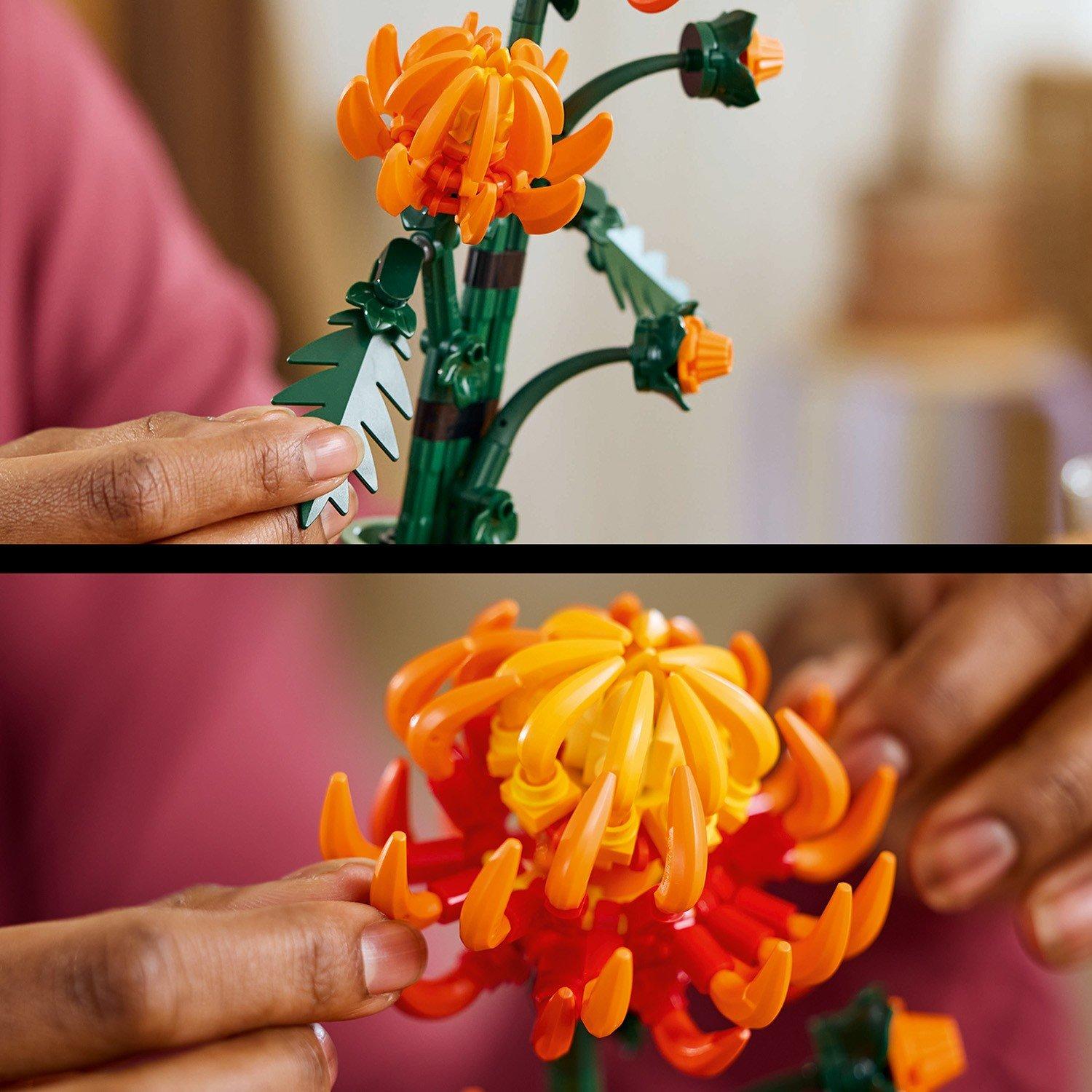 Green - LEGO - Botanical Collection 10368 Chrysanthemum - 11
