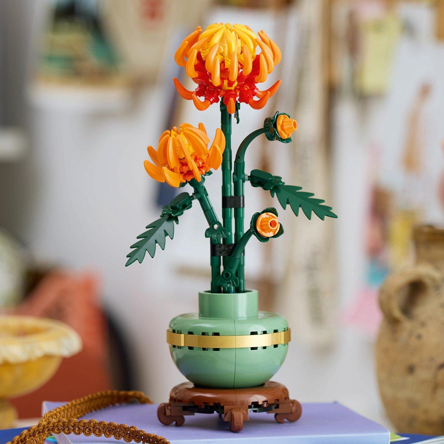 Green - LEGO - Botanical Collection 10368 Chrysanthemum - 13