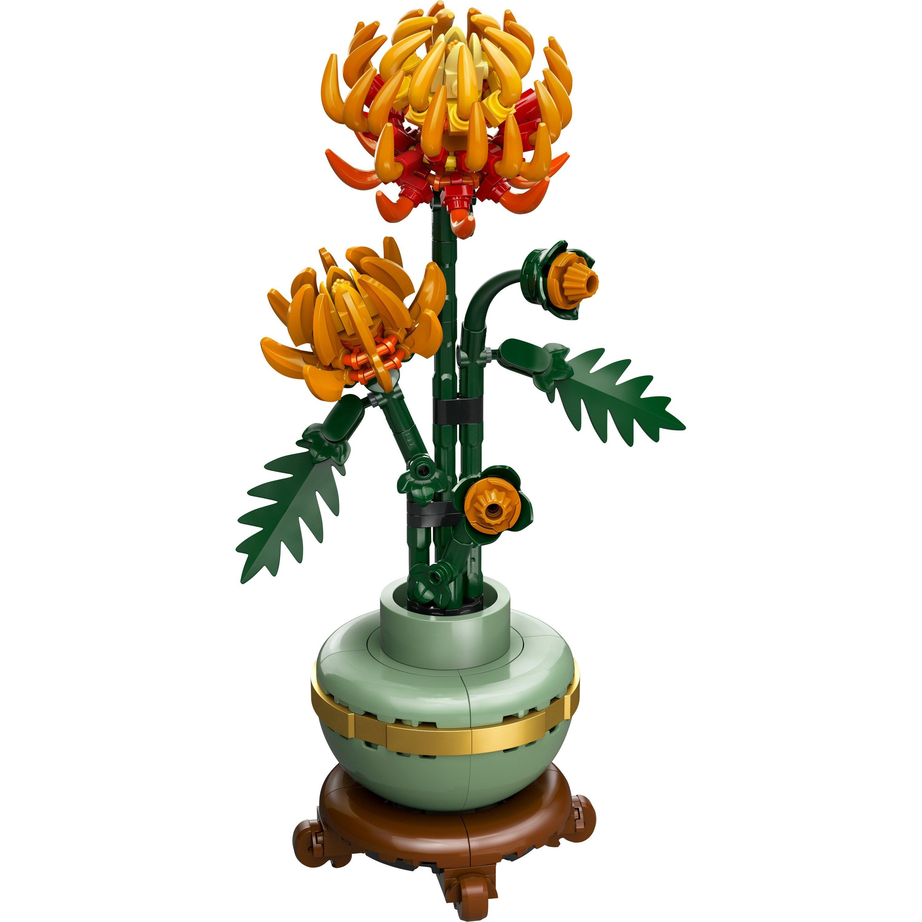Green - LEGO - Botanical Collection 10368 Chrysanthemum - 14