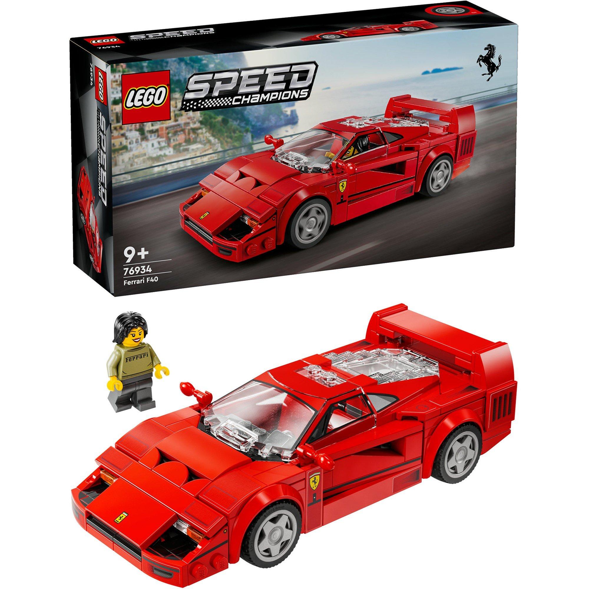 Ferrari Red - LEGO - Speed Champions 76934 Ferrari F40 Supercar - 1