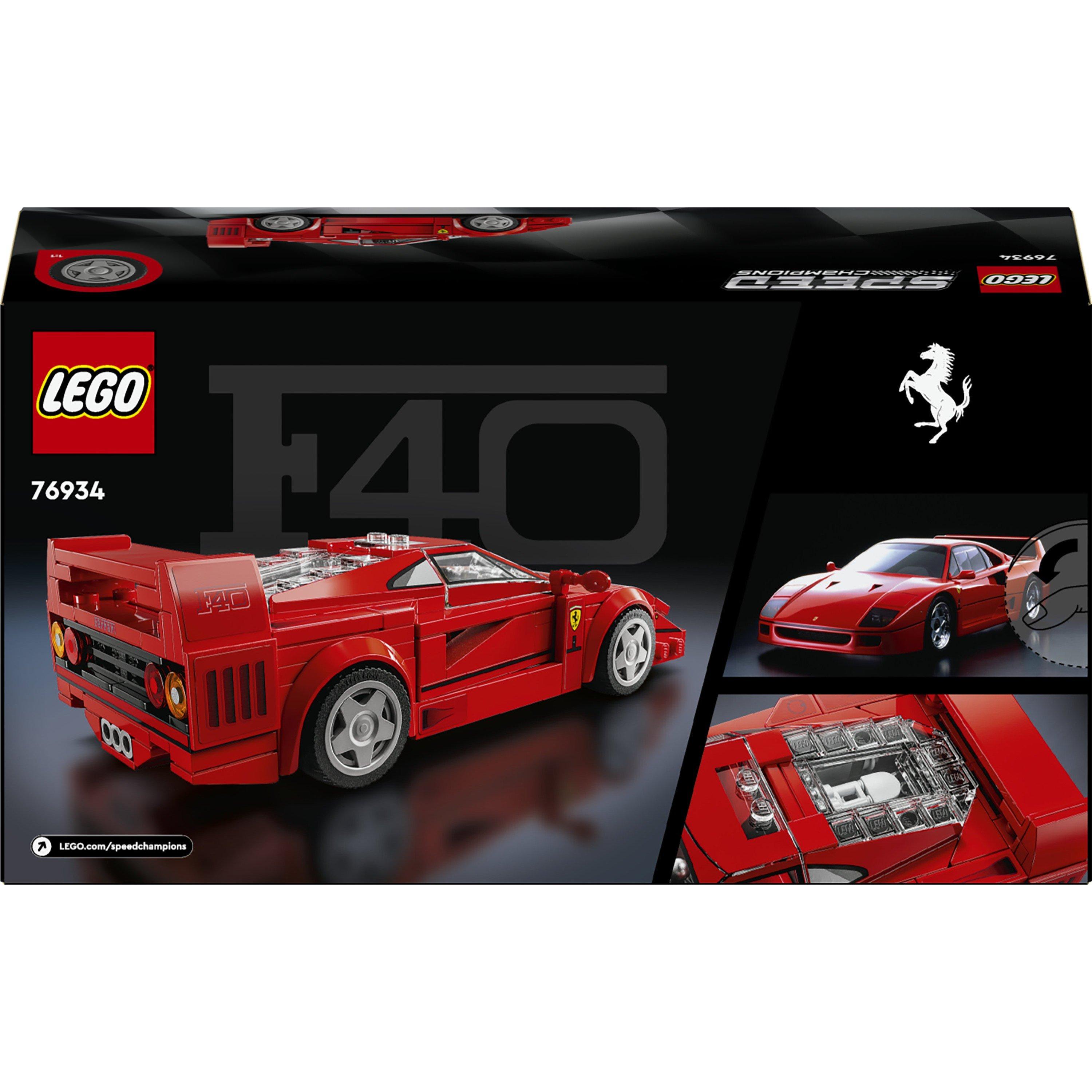 Ferrari Red - LEGO - Speed Champions 76934 Ferrari F40 Supercar - 10