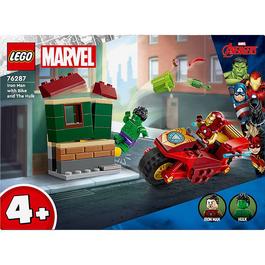 LEGO GAME LEGO Marvel 76287 Iron Man with Bike and The Hulk