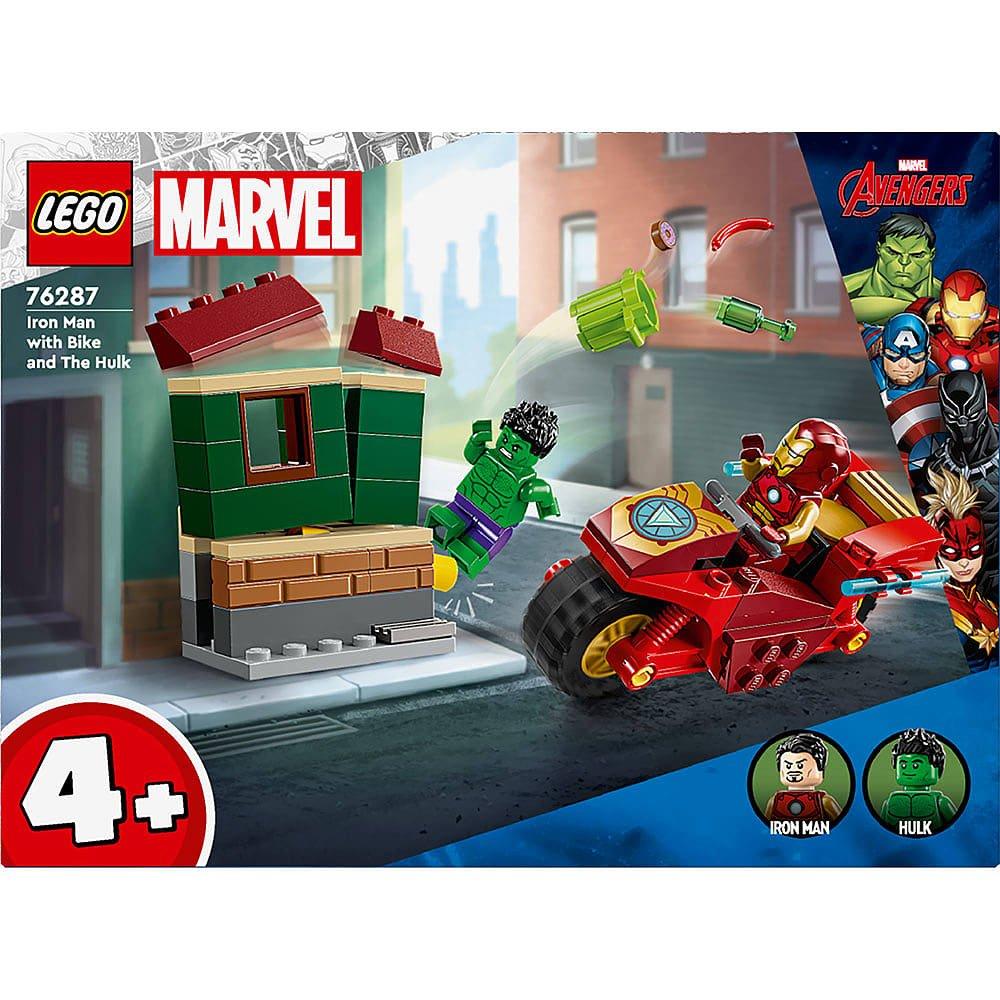 None - LEGO - Marvel 76287 Iron Man with Bike and The Hulk - 4