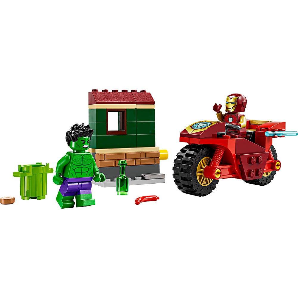 None - LEGO - Marvel 76287 Iron Man with Bike and The Hulk - 5