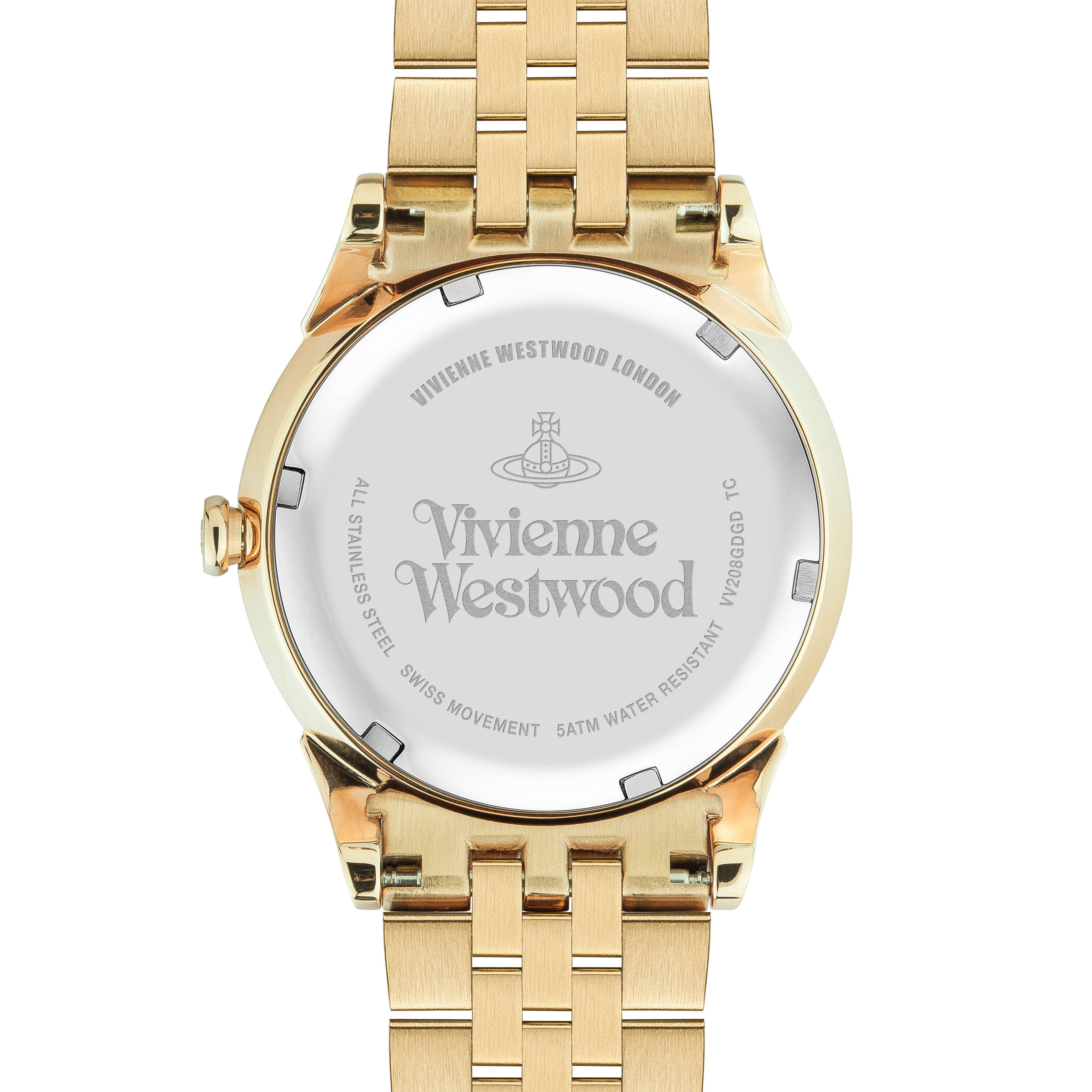 Gold/Green - Vivienne Westwood - Women's Jacquard The Wallace Watch - 3