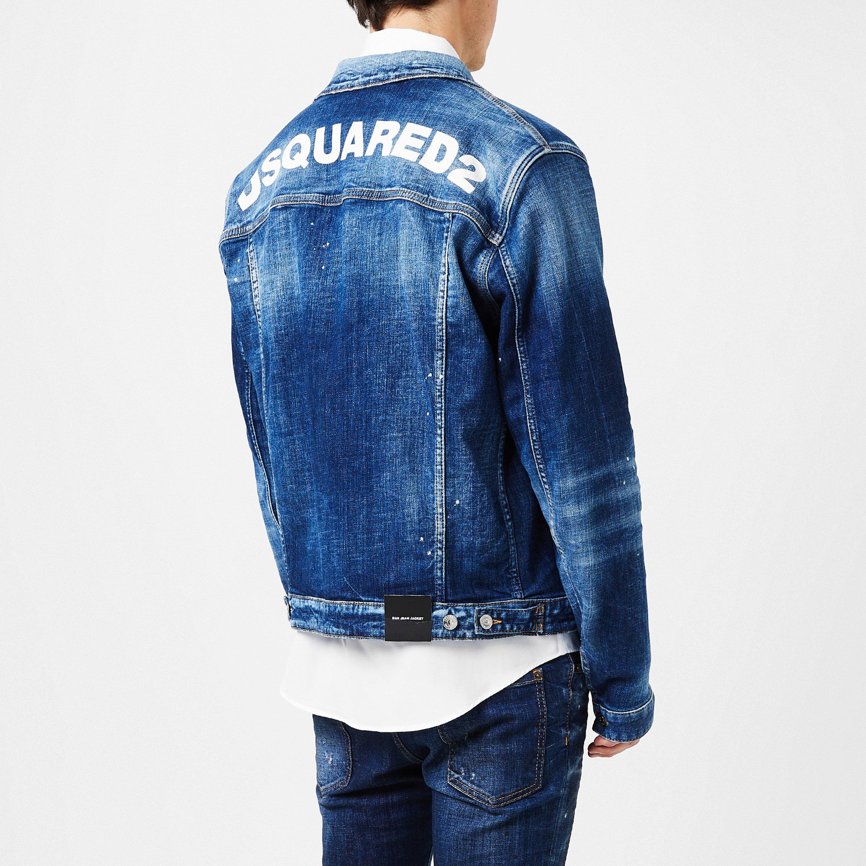 Blue - DSquared2 - Maple Denim Jacket - 4