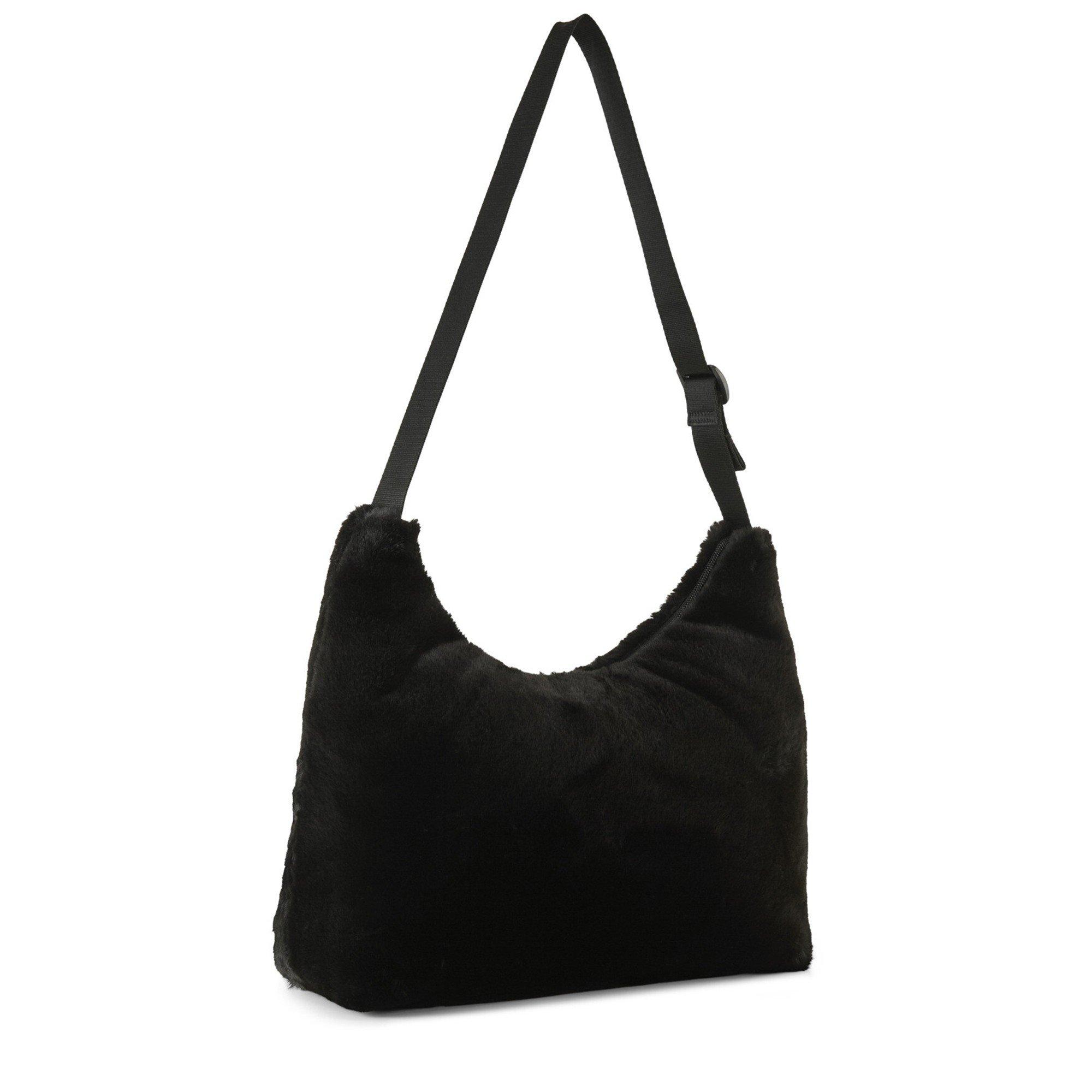 Preto Puma - Puma - Women's Up Faux Fur Slouchy Hobo Bag - 2