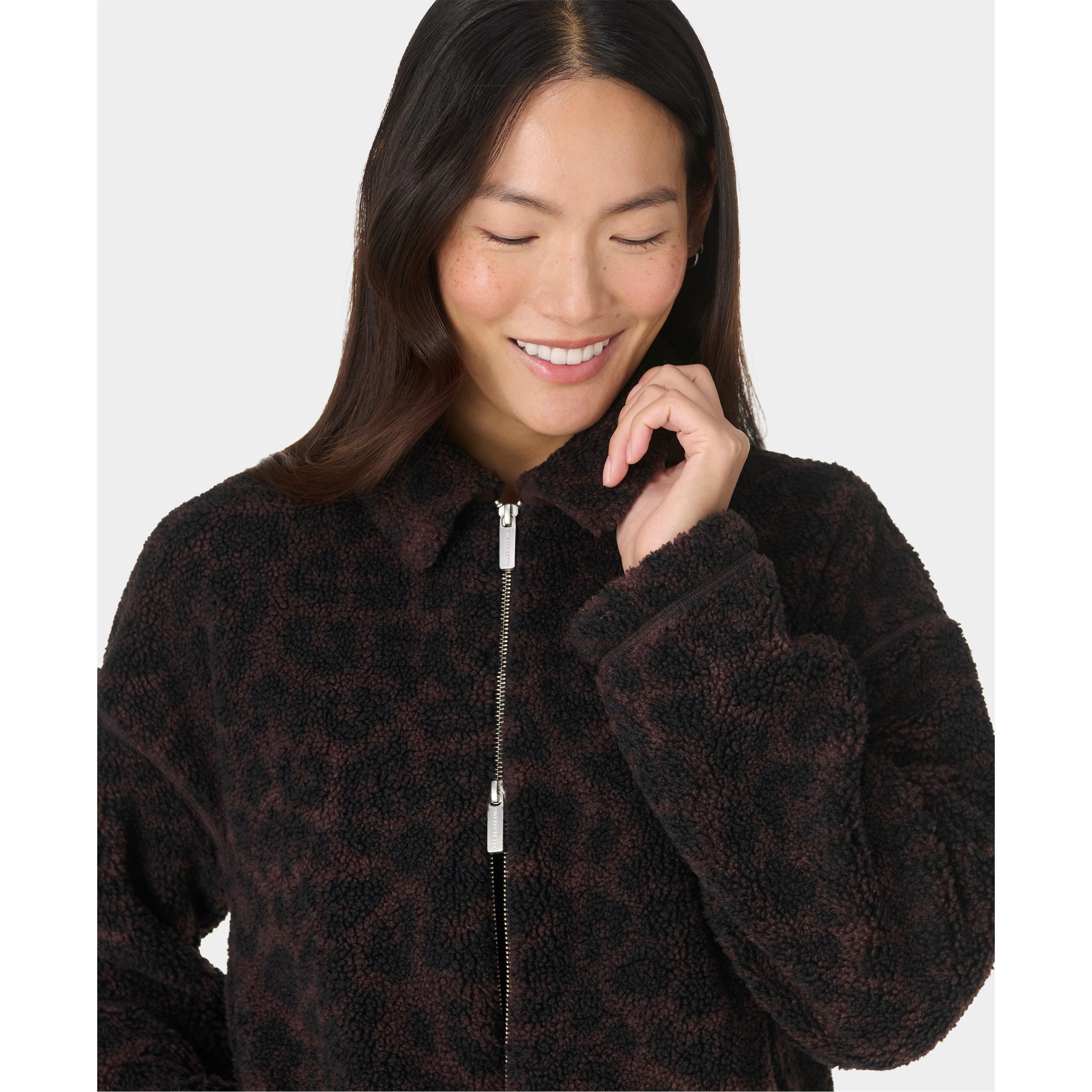 Brwn Leo - Sweaty Betty - SB Plush Col Fleece Ld61 - 3