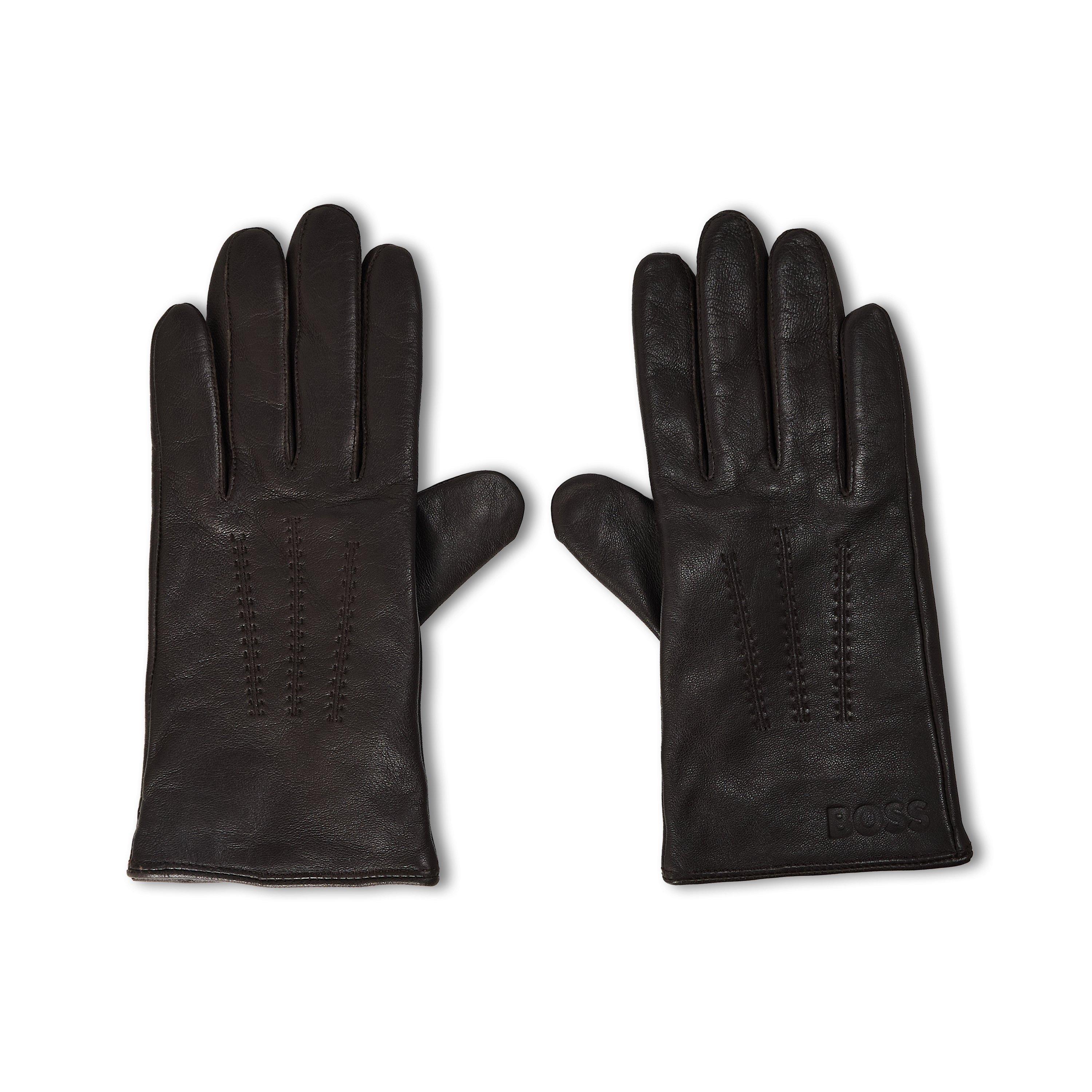 Medium Brown - Boss - Men's Fleece Gloves - 1