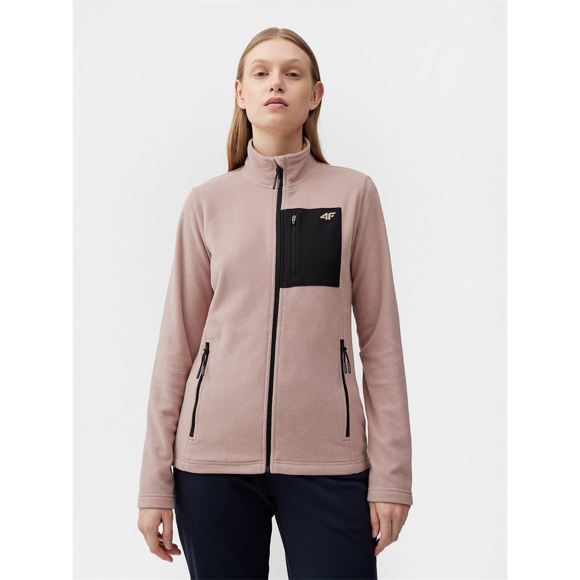 Rosa Claro - 4F - Regular Fleece with Stand-Up Collar - 3
