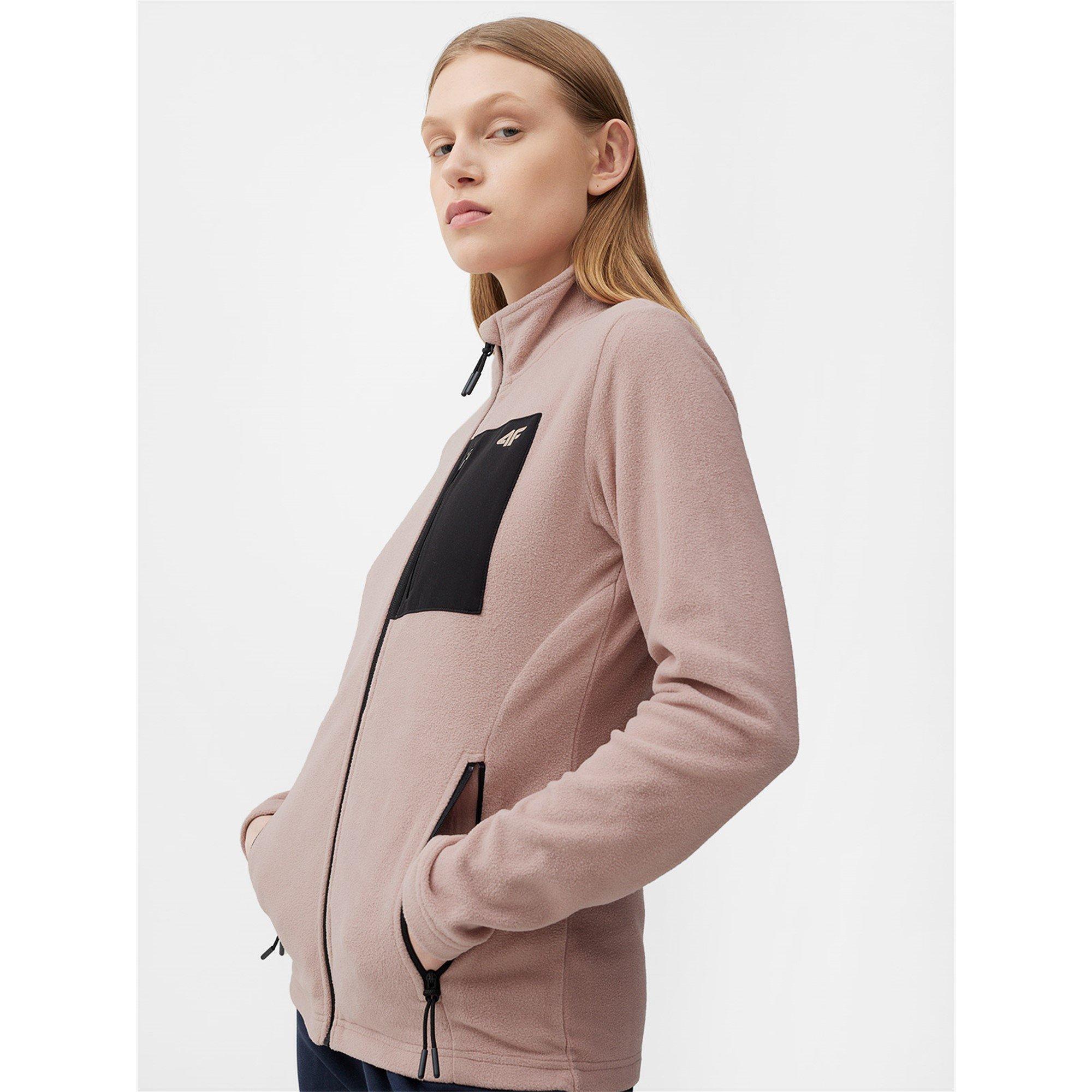 Rosa Claro - 4F - Regular Fleece with Stand-Up Collar - 5