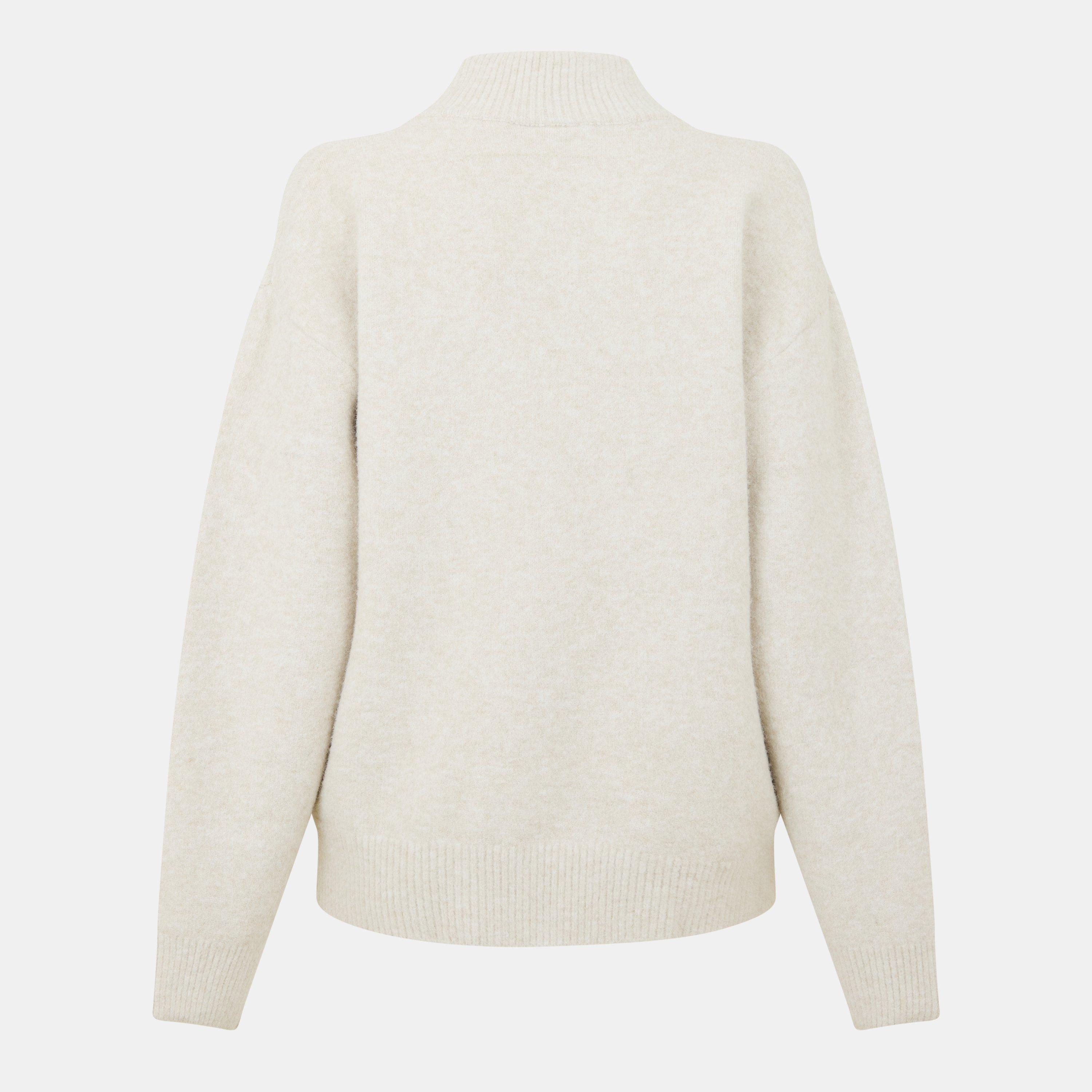 Beige - The Couture Club - Women's Full Zip Fleece - 2