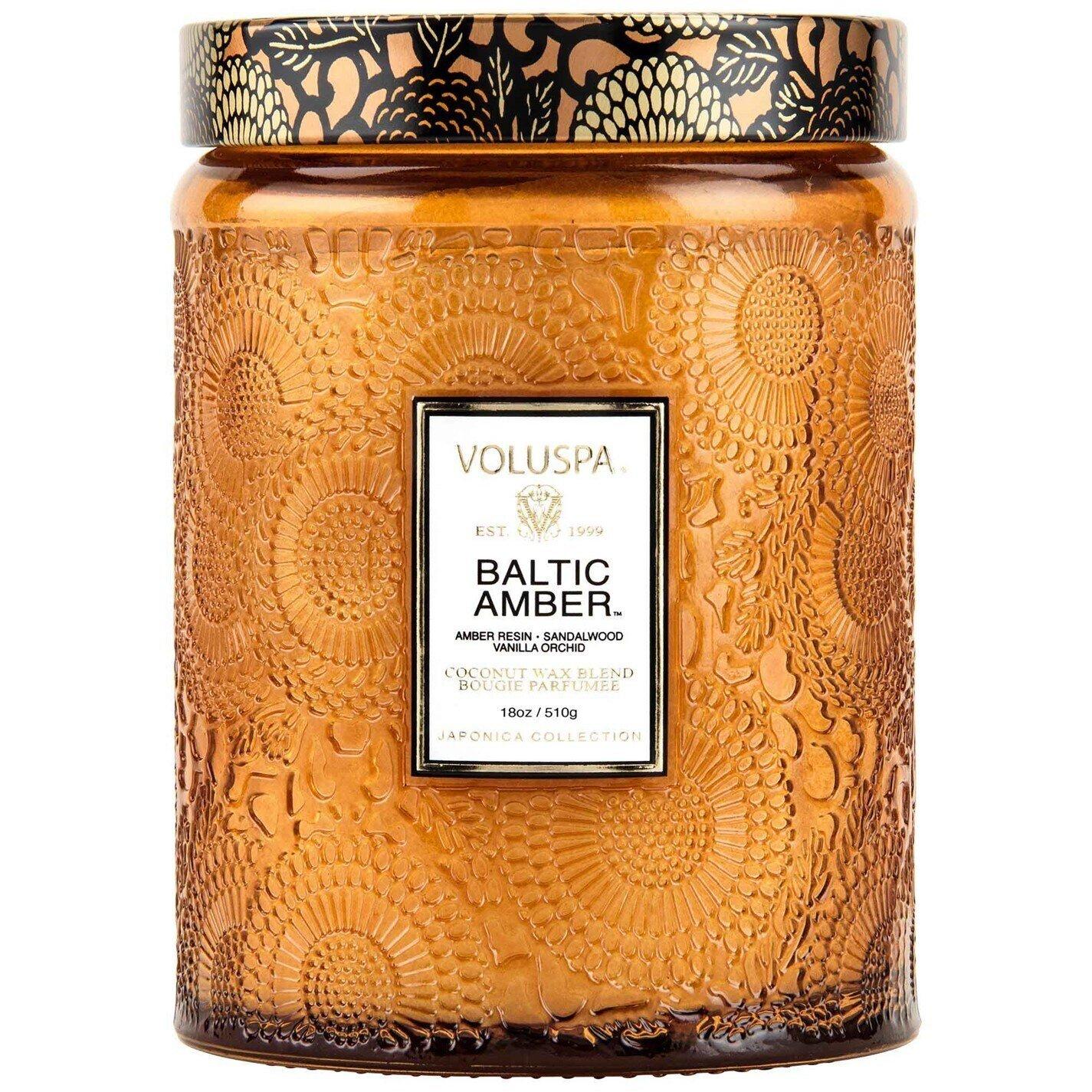 Voluspa Japonica Large Jar Candle - Baltic Amber