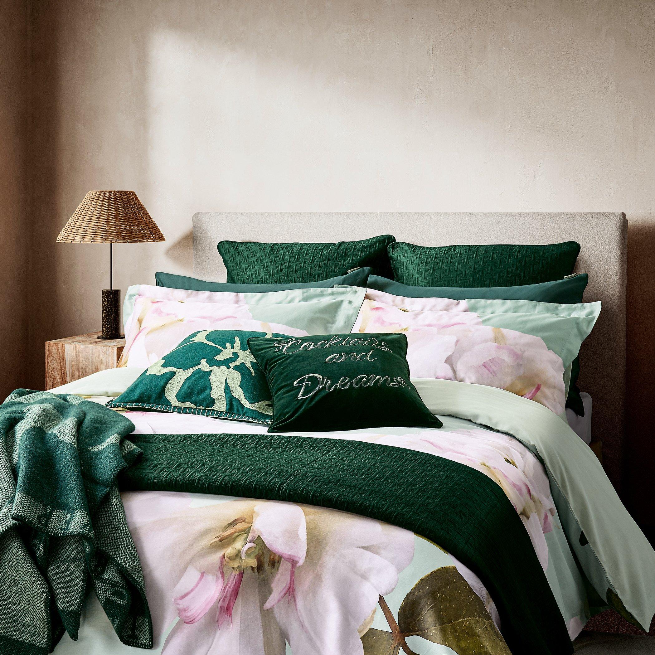 Mint - Ted Baker Home - Gardenia Floral Duvet Set - 2