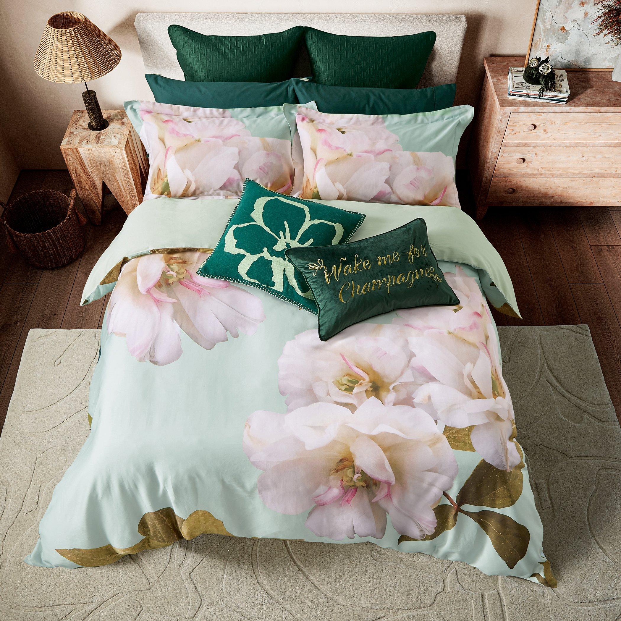 Mint - Ted Baker Home - Gardenia Floral Duvet Set - 3