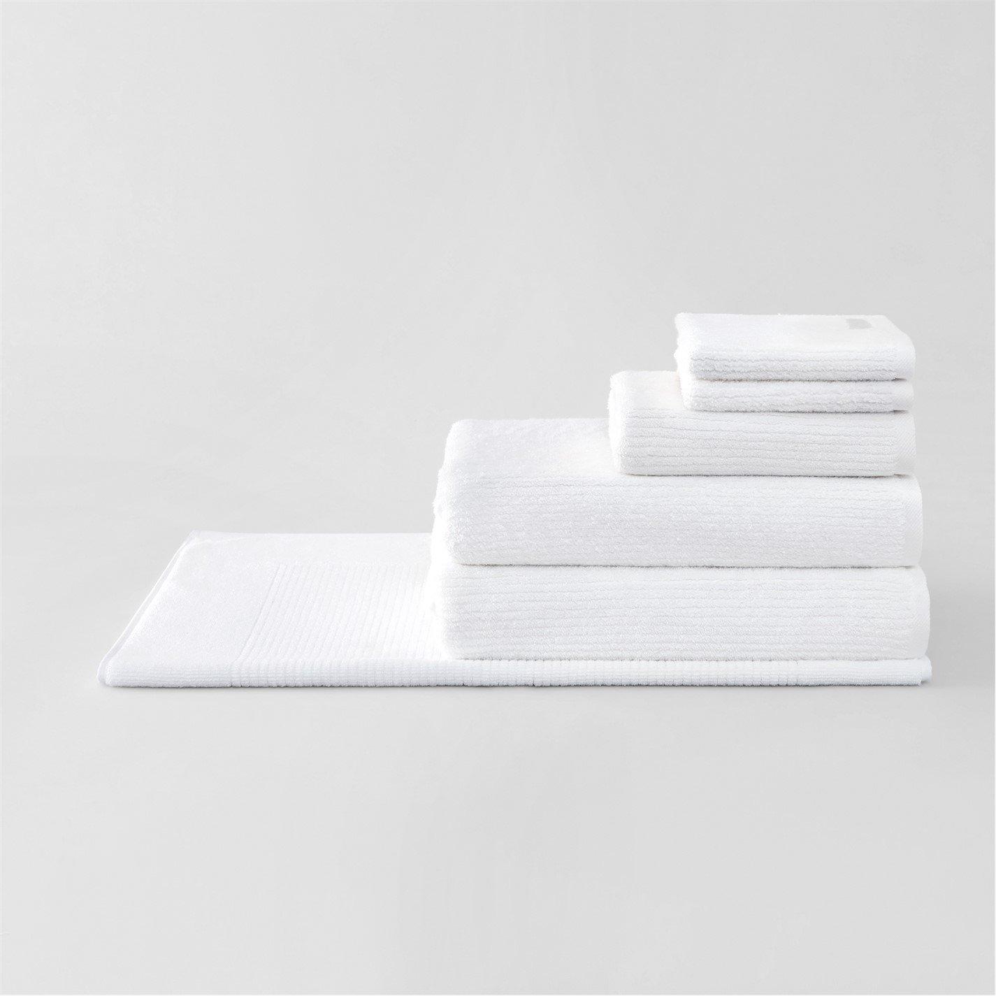 White - Sheridan - Living Textures Bath Mat 1000gsm - 2