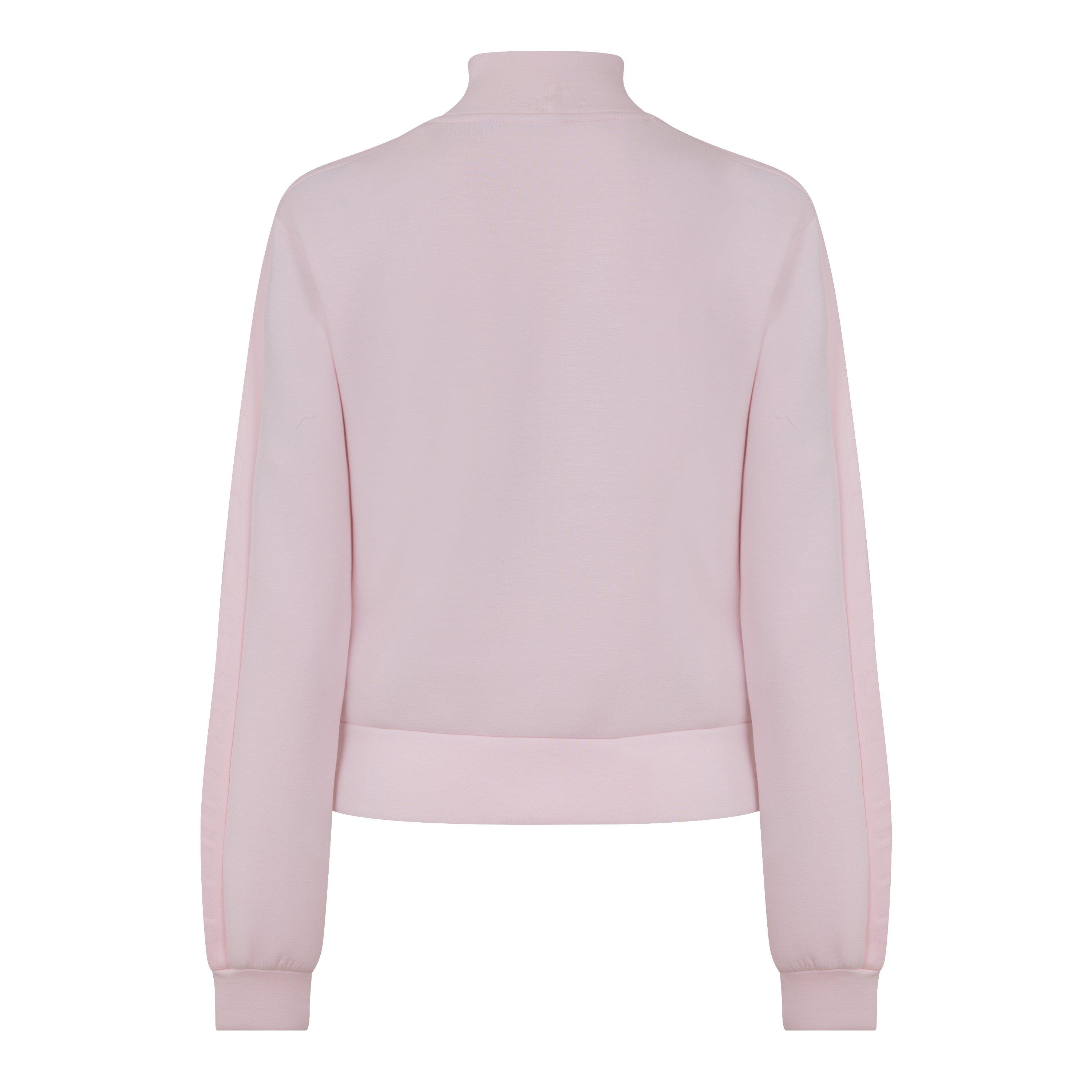 Camelia Pink - Guess - Women's New Allie Scuba Full Zip Sweatshirt - 2