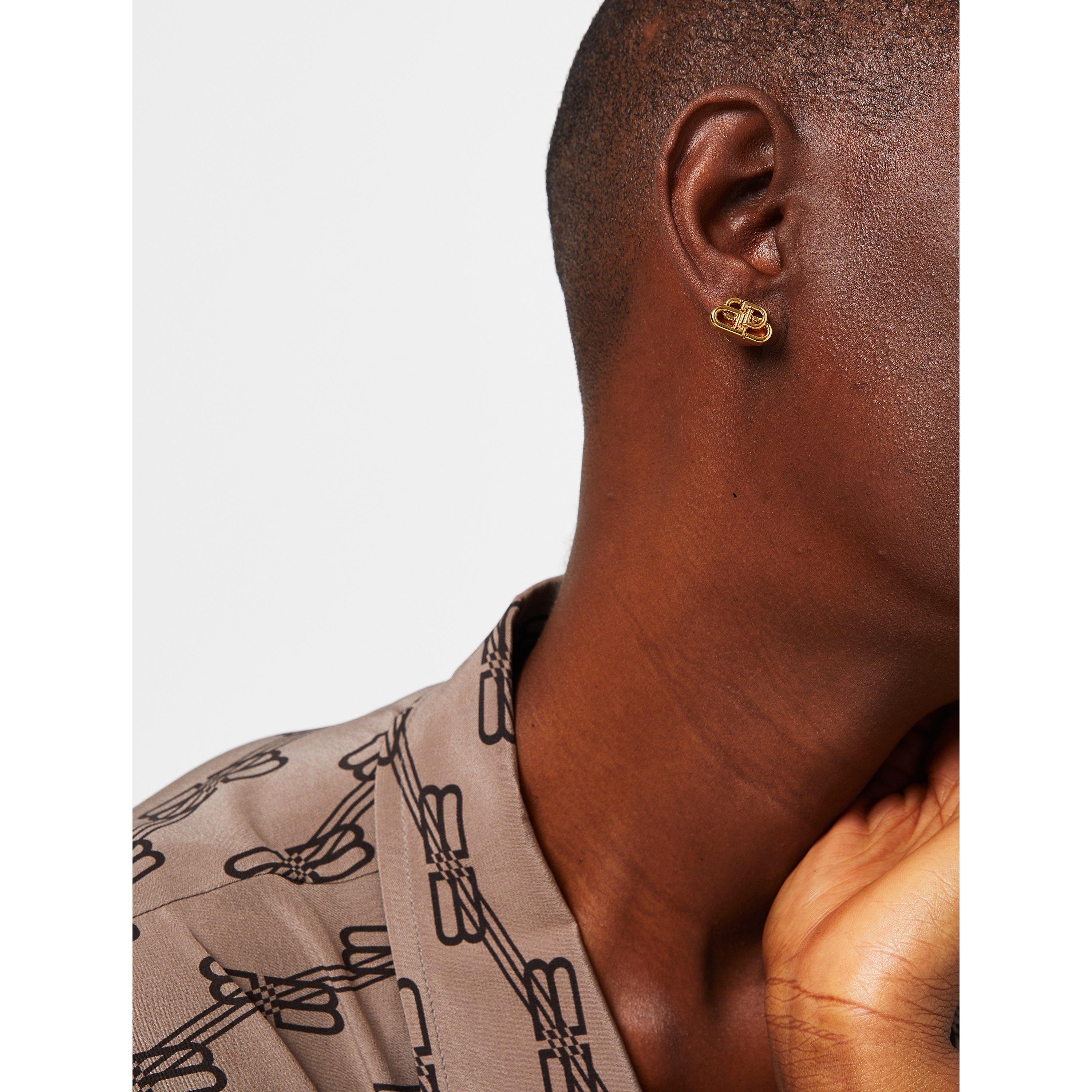 Gold 0705 - Balenciaga - Bb Stud Xs Earrings - 2