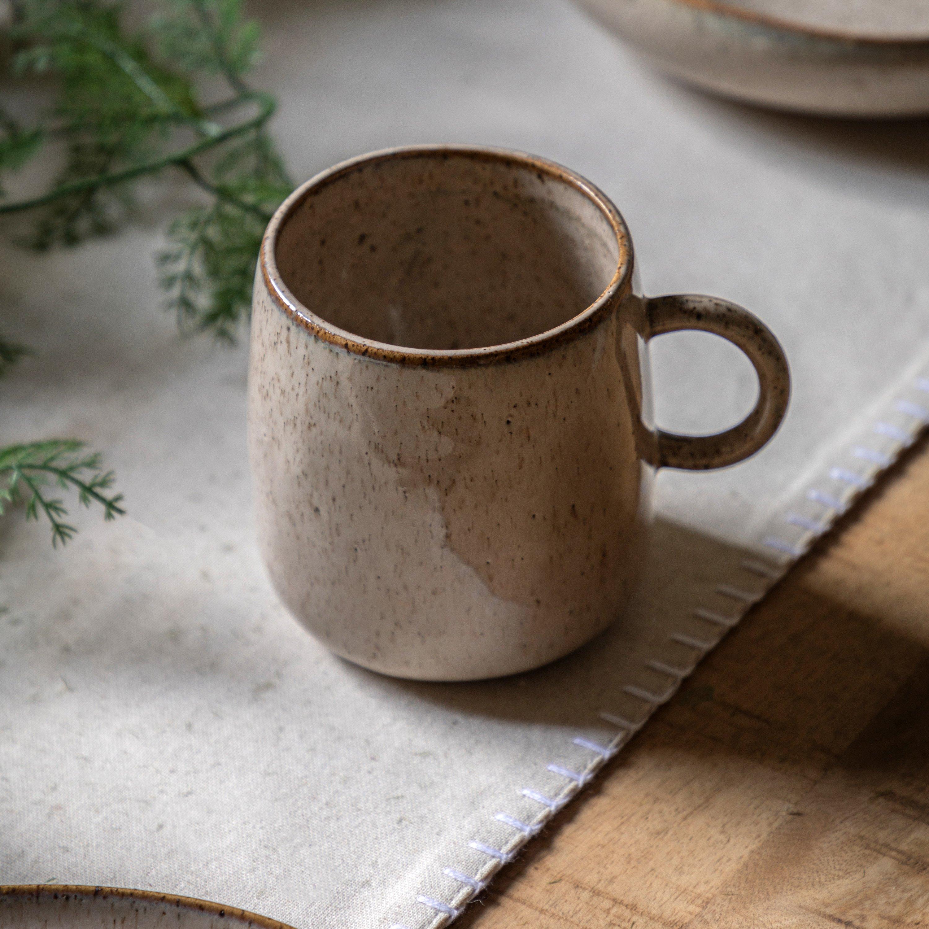 Oatmeal - Gallery - Speckle Glaze Mug Oatmeal (4pk) - 1