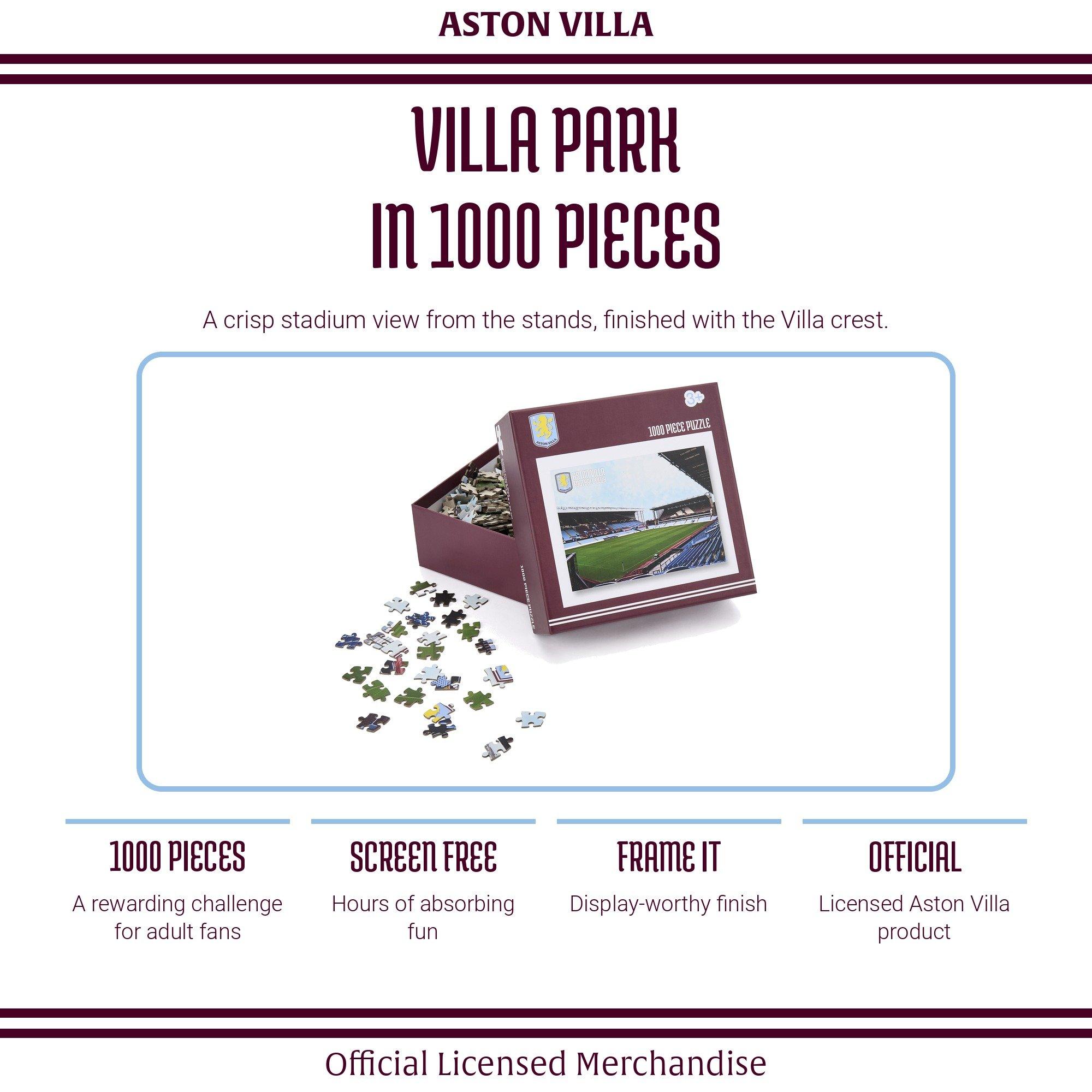 Aston Villa FC - Team - Football Officially Licensed Jigsaw Puzzle 1000 Pieces - 4