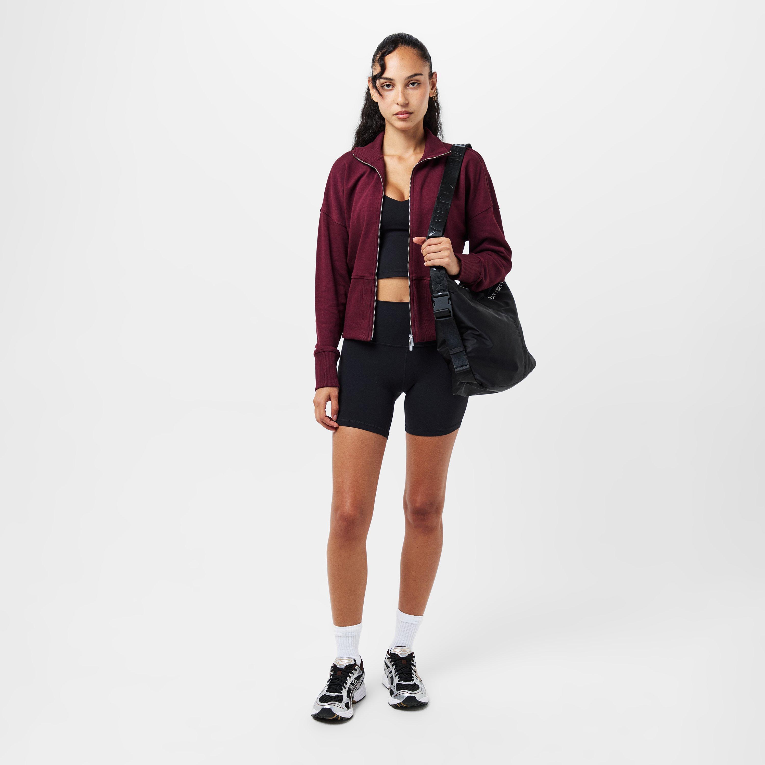 garnet red - Sweaty Betty - Women's Full Zip Fleece Top - 6