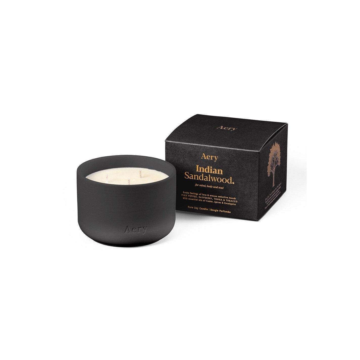 Aery Living  Triple Wick Candle - Ind Sandalwood