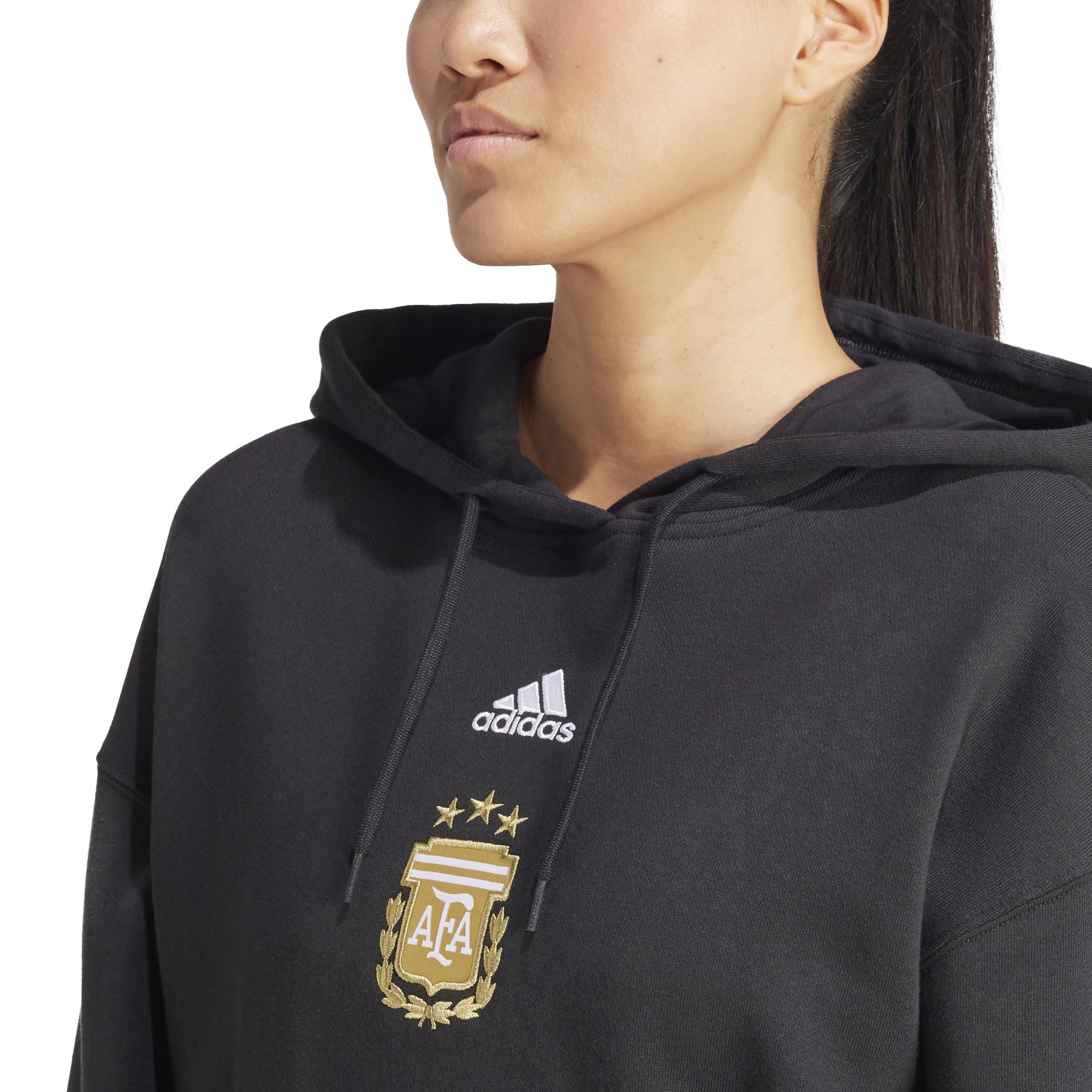 Black - adidas - Argentina Hoodie 2022 Womens - 5