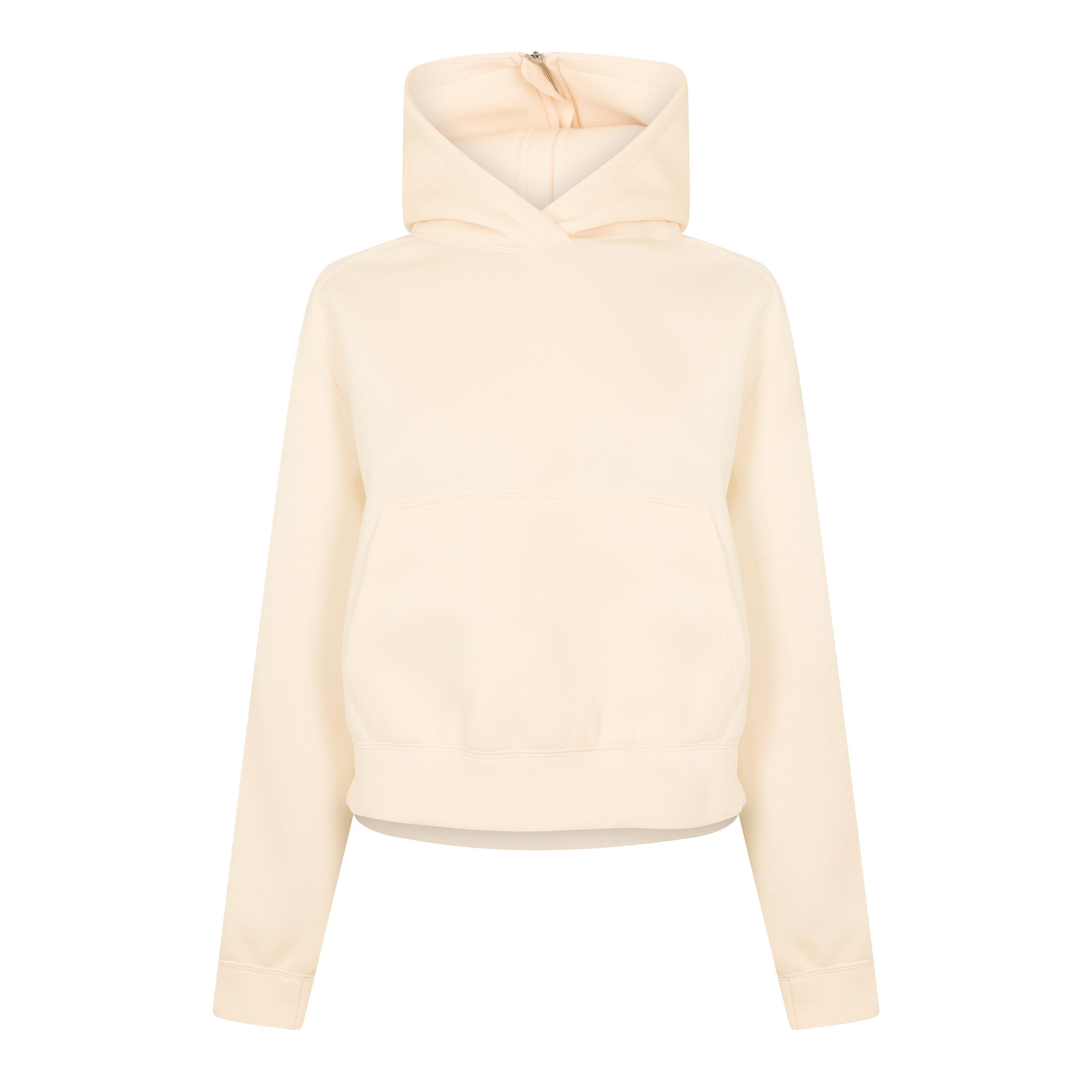 Nike Women's Full Zip Fleece - Chalk/White - 10 (S)