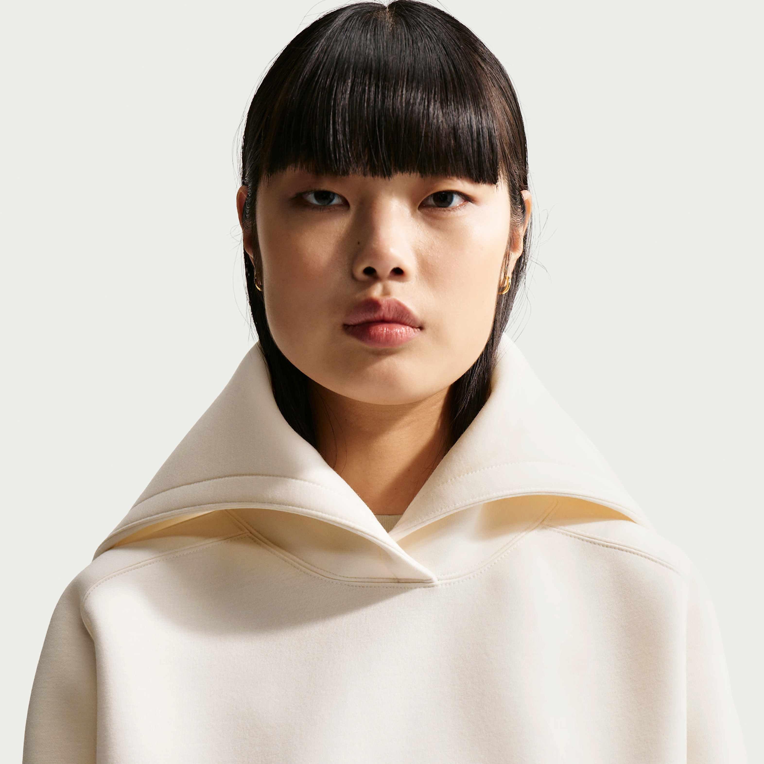 Chalk/White - Nike - Nike Zip Hd Fleece Ld62 - 3