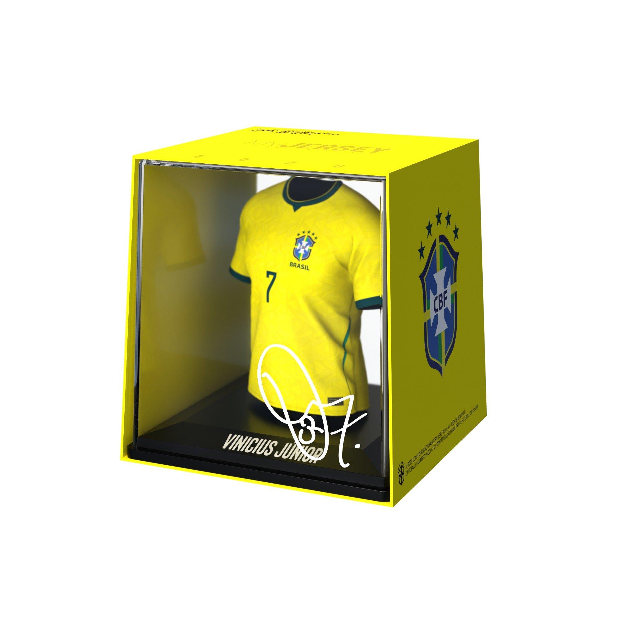 2026 - U and I Entertainment - Vini Jr Brazil Home Jersey Model - 1