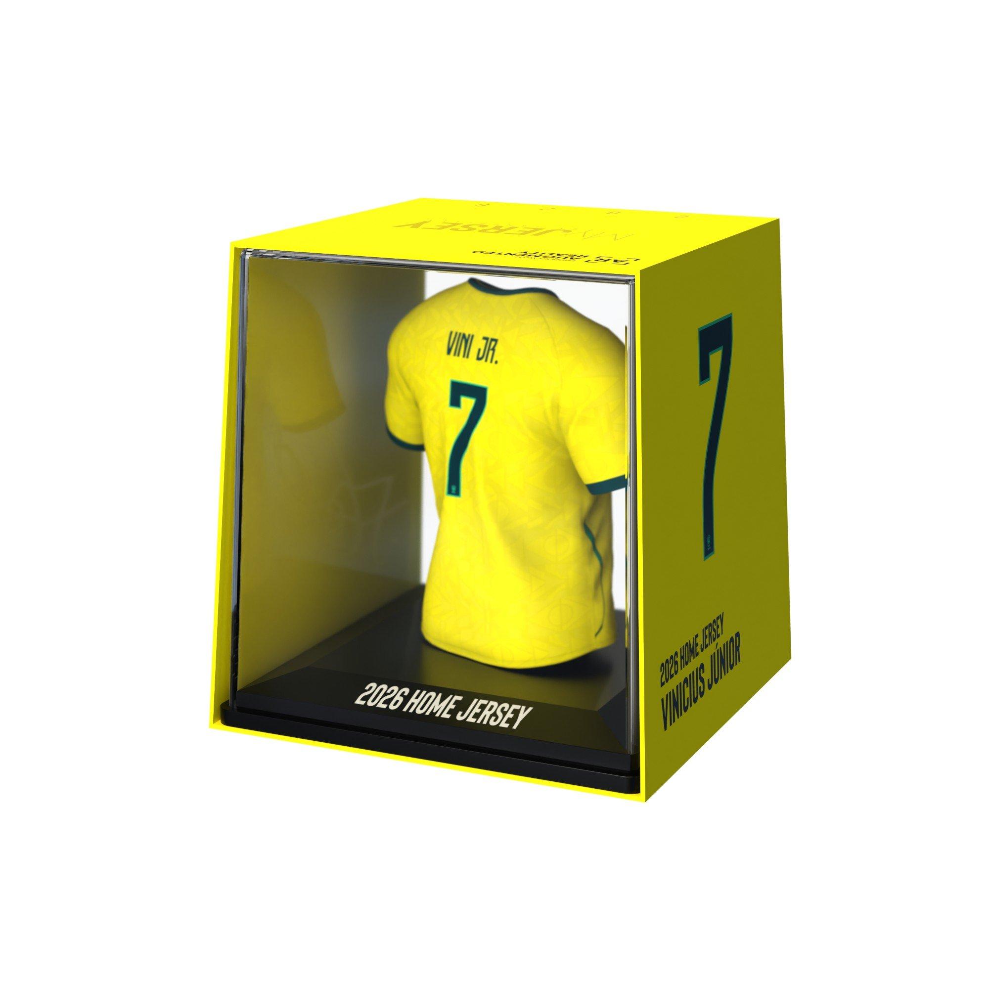 2026 - U and I Entertainment - Vini Jr Brazil Home Jersey Model - 2