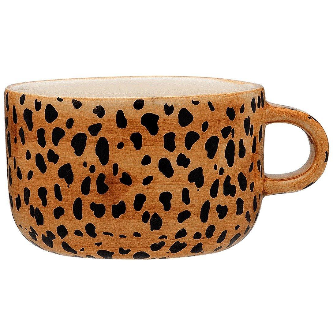 Leopard - Anna + Nina - Anna Leopard Cappuccino Mug - 1