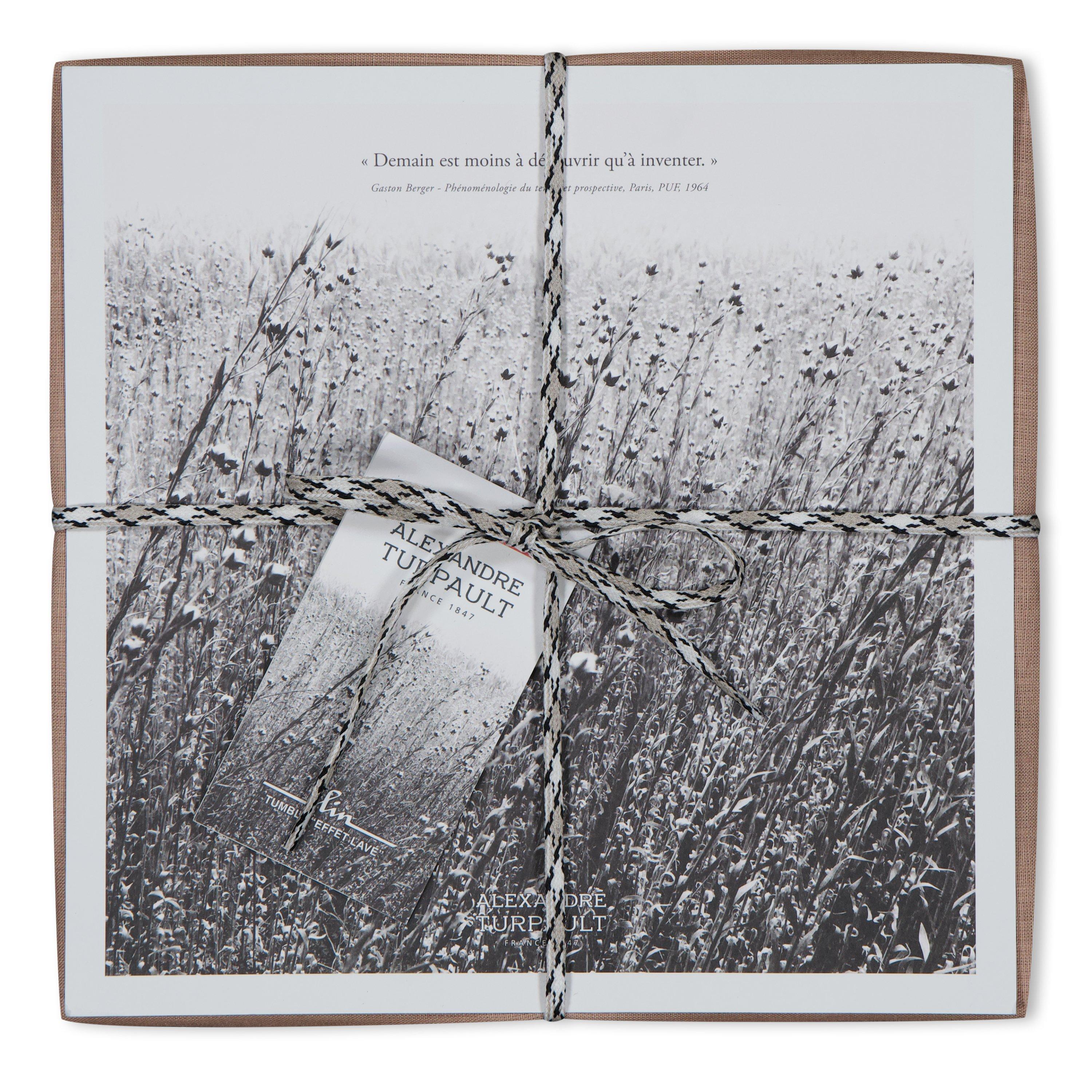 Beige - Alexandre Turpault - Nouvelle Vague Washed Linen Oxford Pillowcase - 1