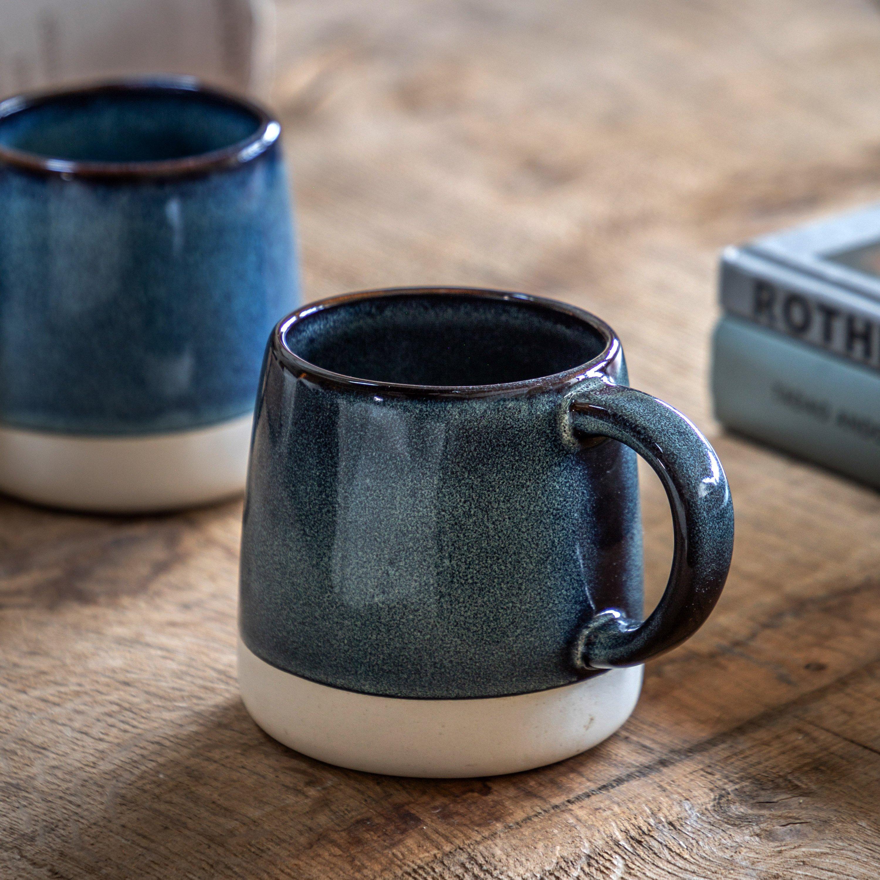 Blue - Gallery - Reactive Glaze Mug Ink Blue (4pk) - 1