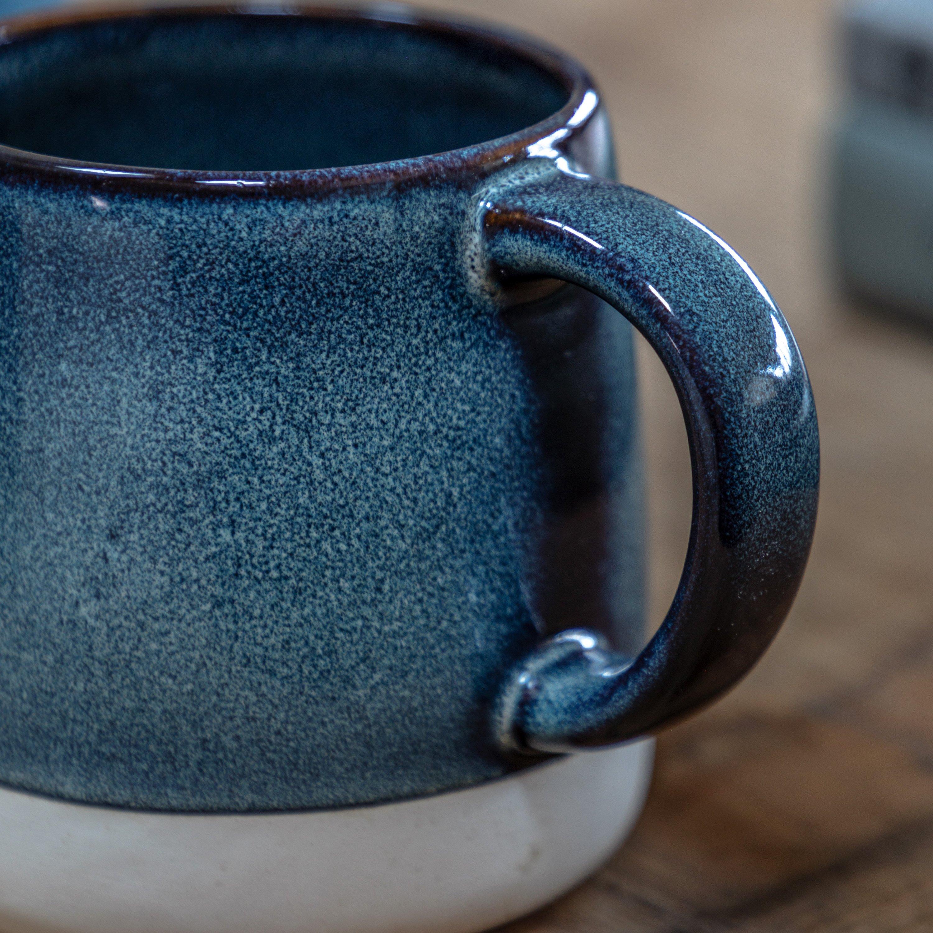 Blue - Gallery - Reactive Glaze Mug Ink Blue (4pk) - 2