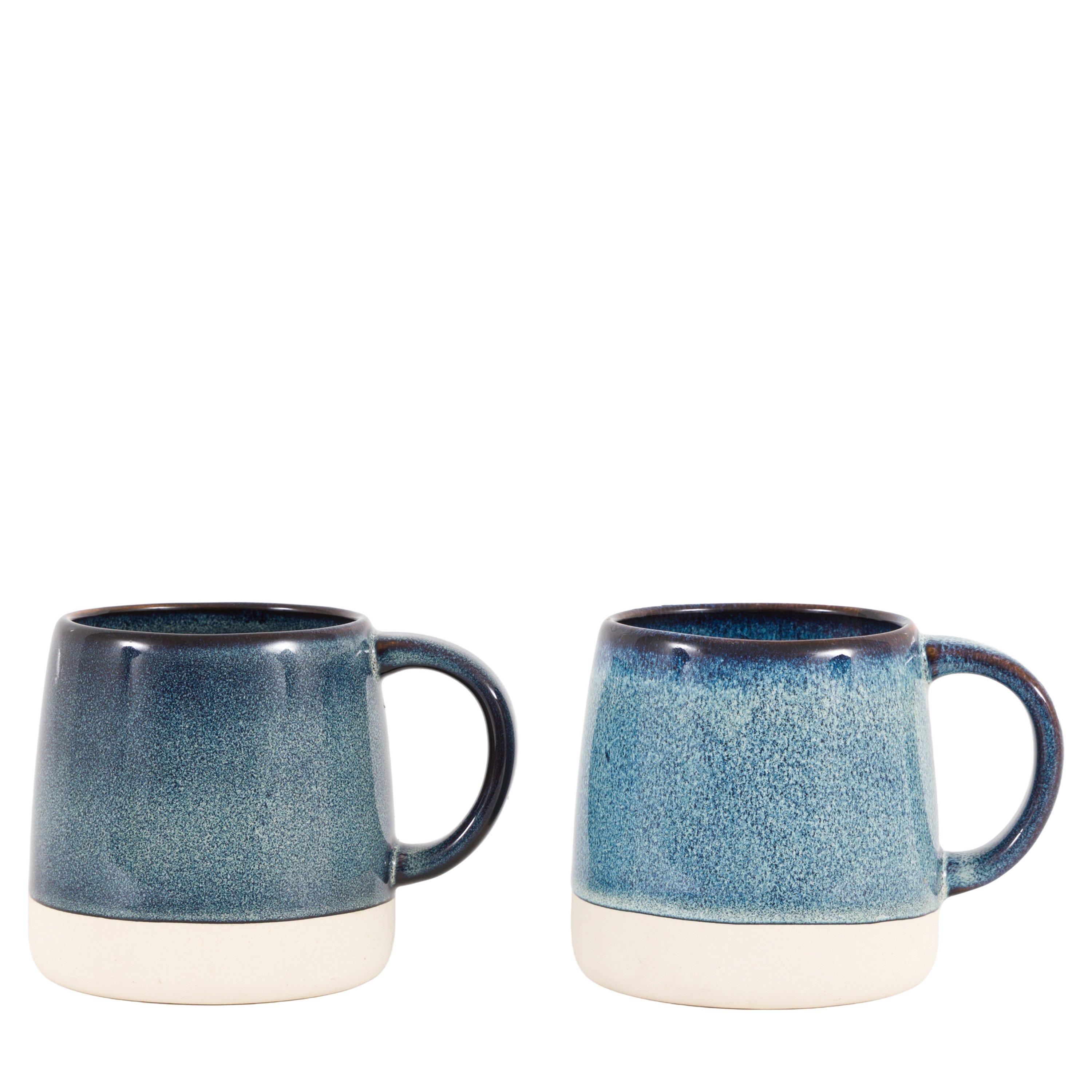 Blue - Gallery - Reactive Glaze Mug Ink Blue (4pk) - 4