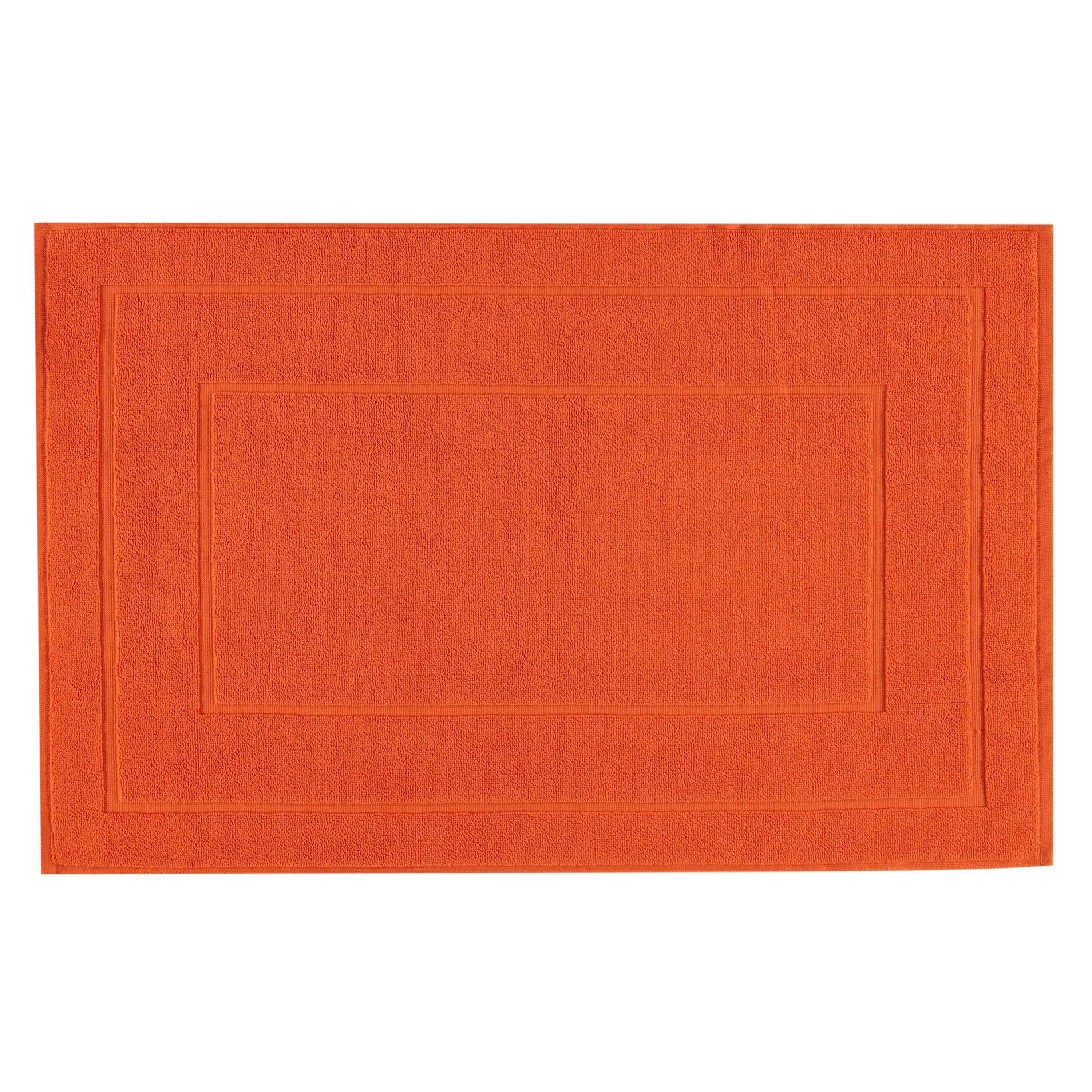 Tangerine - Linea - Egyptian Bath Mat - 1